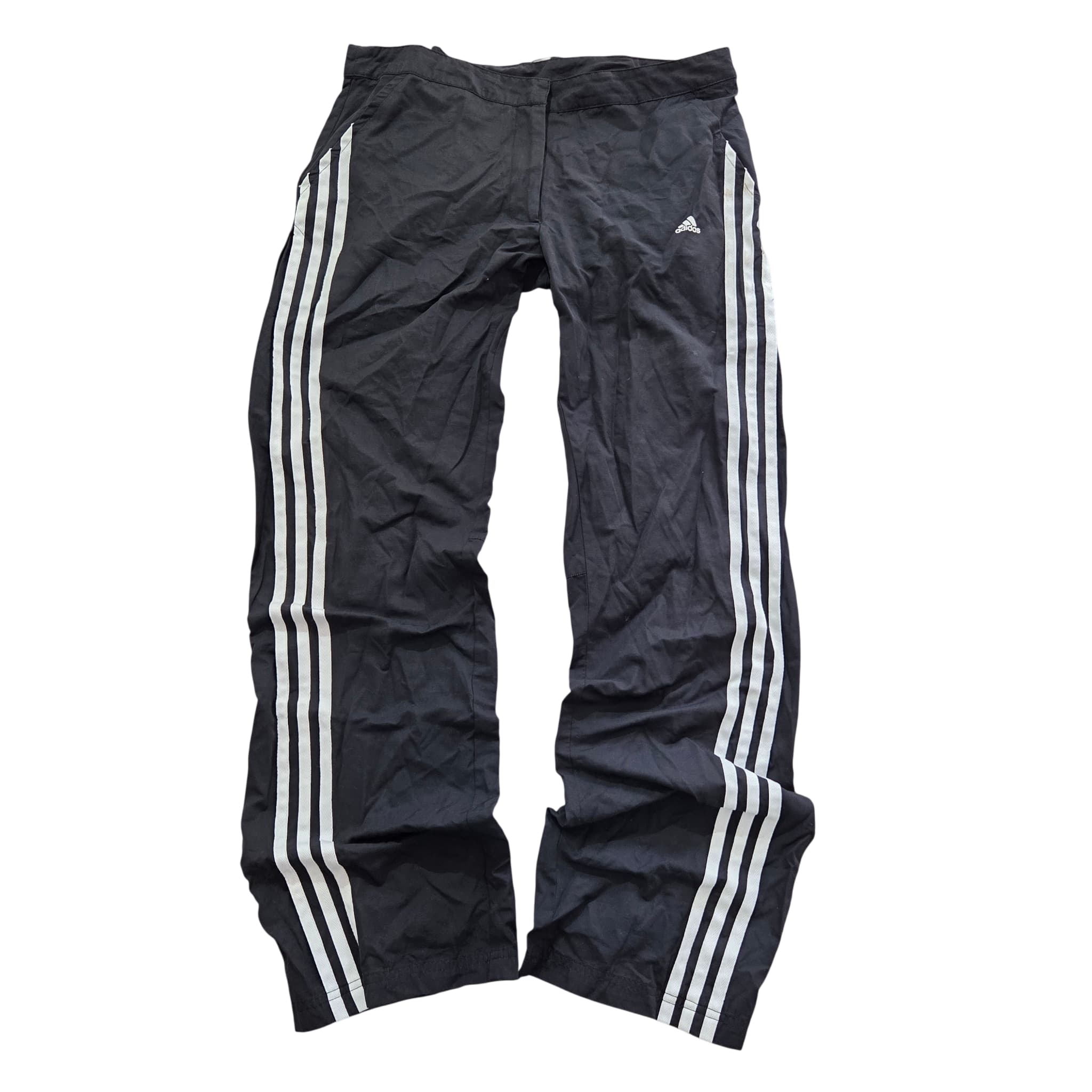Adidas Women's Black Three-Stripe Track Pants — photo 1 of 10