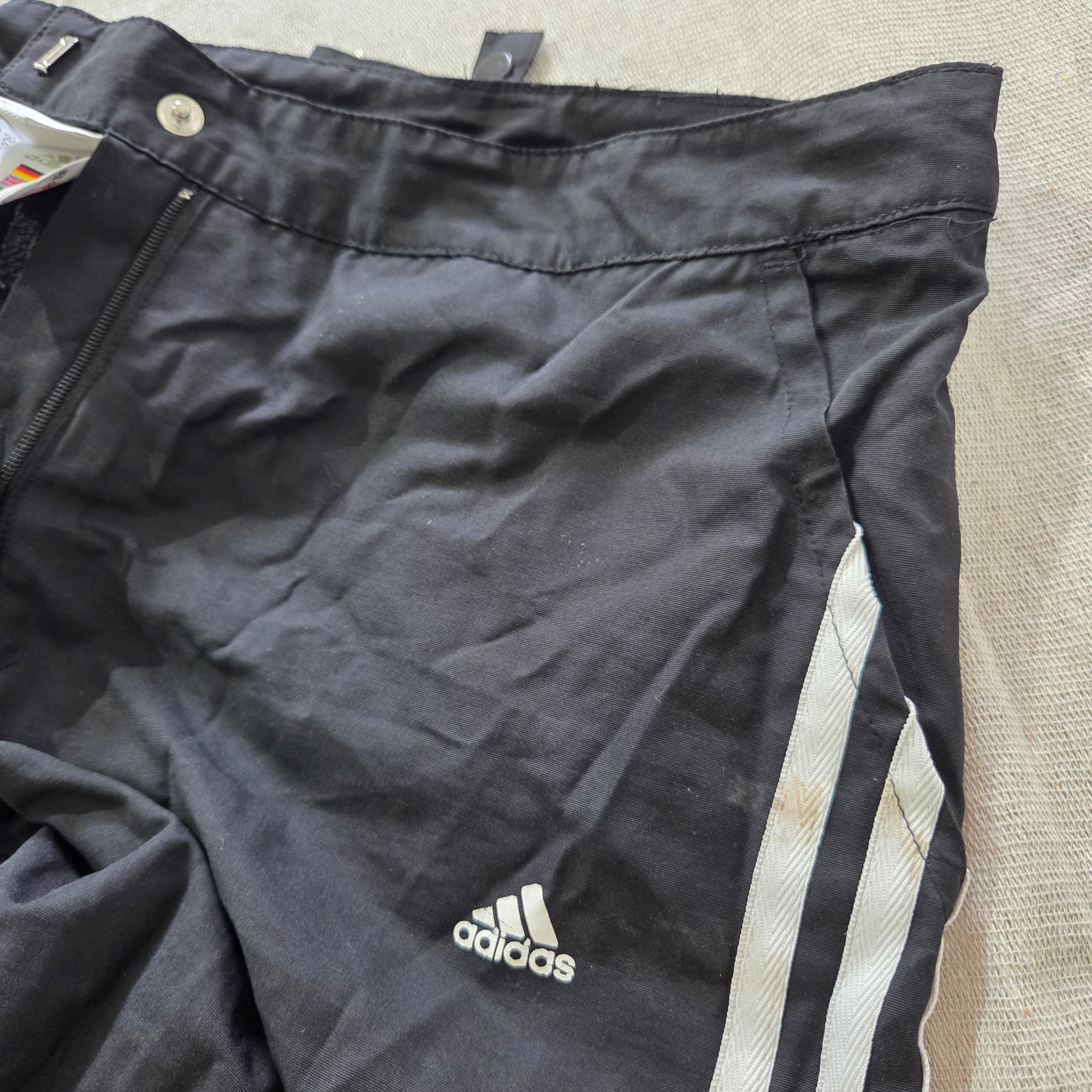 Adidas Women's Black Three-Stripe Track Pants — photo 5 of 10