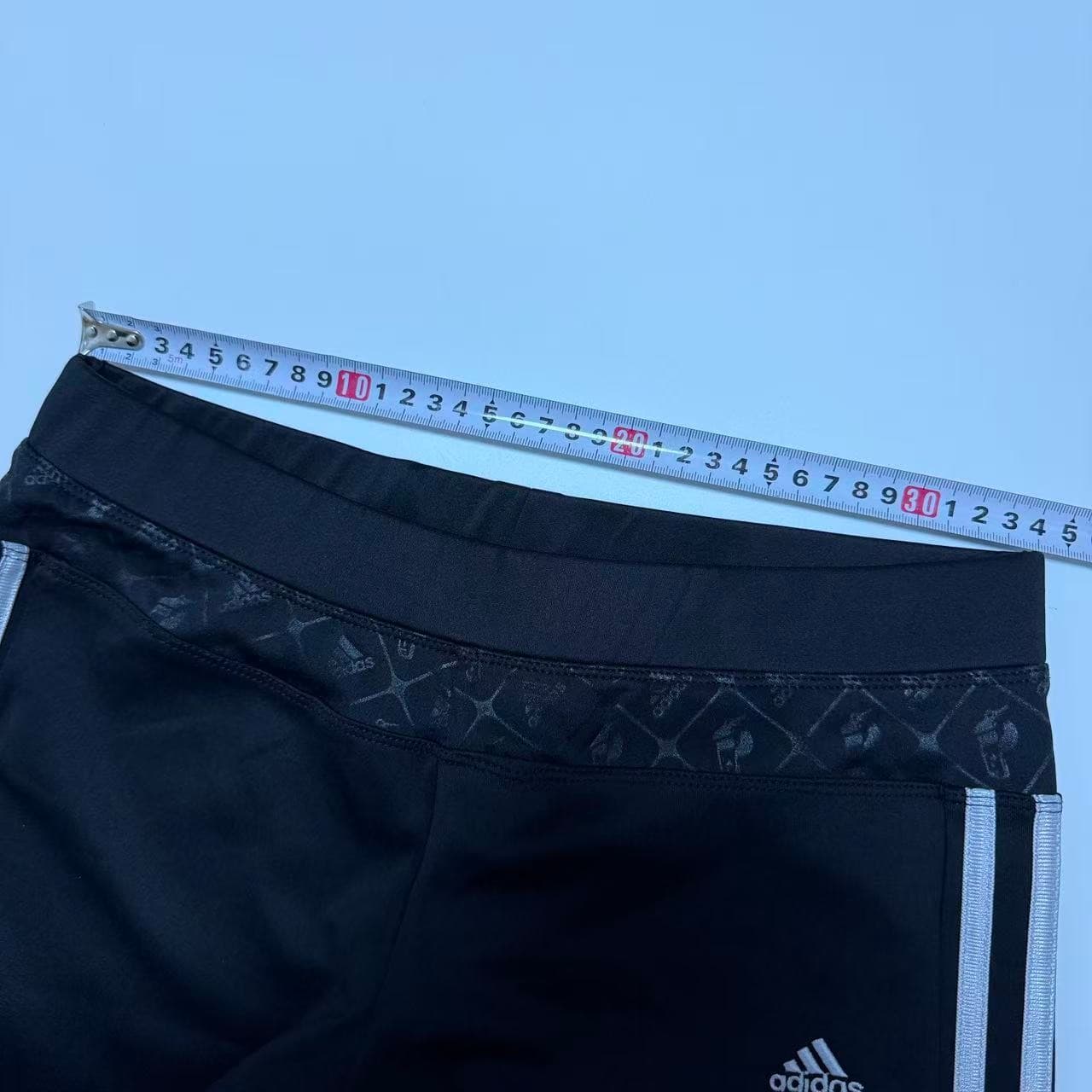 Adidas Women's Black Track Pants Silver Stripes — photo 6 of 10