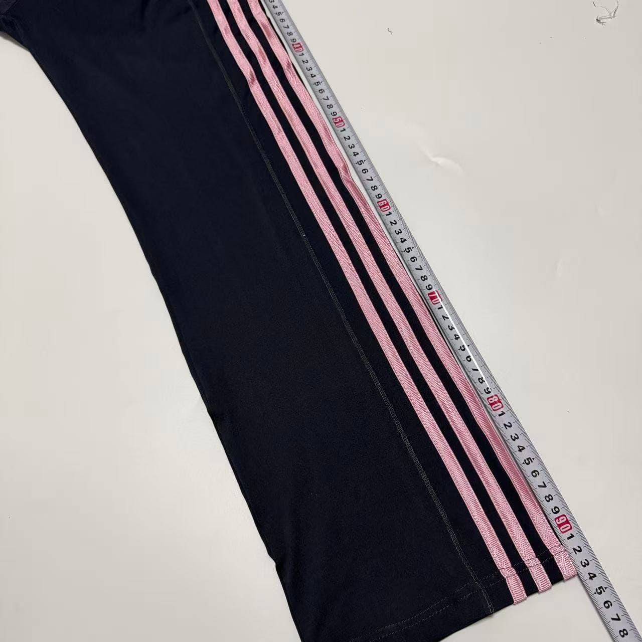 Adidas Women's Navy & Pink Three-Stripe Yoga Pants — photo 8 of 10