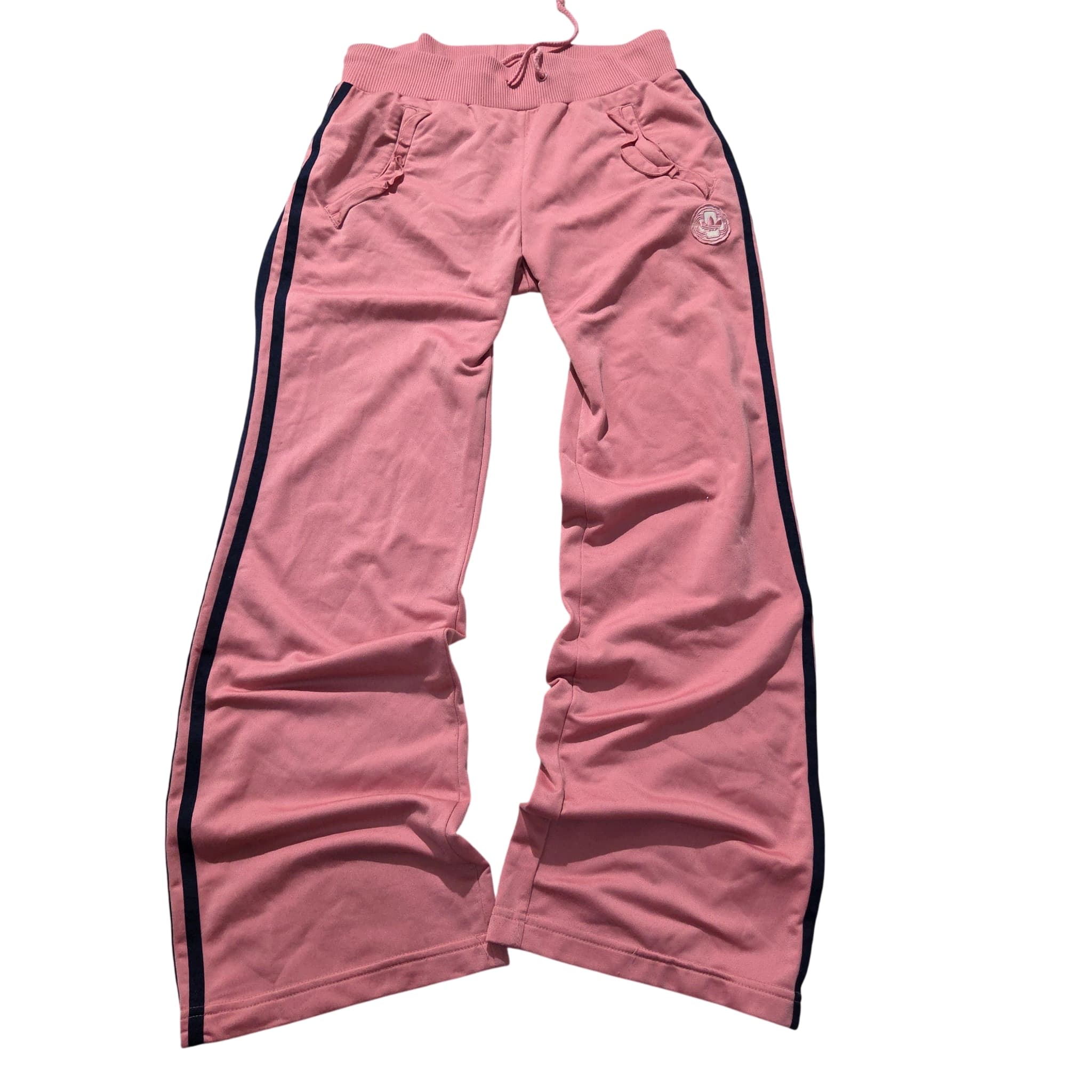 Adidas Women's Pink Wide Leg Track Pants — photo 1 of 12