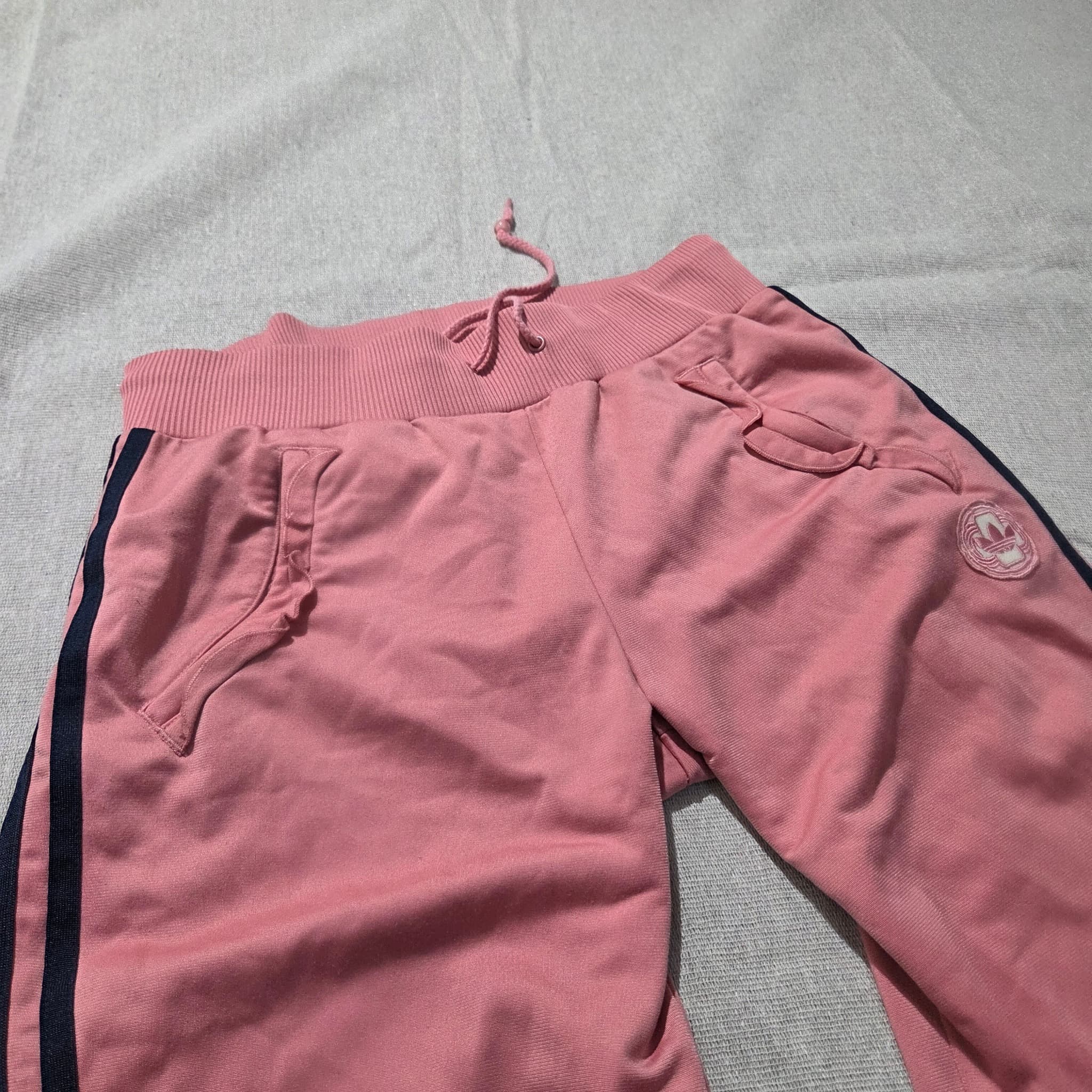 Adidas Women's Pink Wide Leg Track Pants — photo 4 of 12