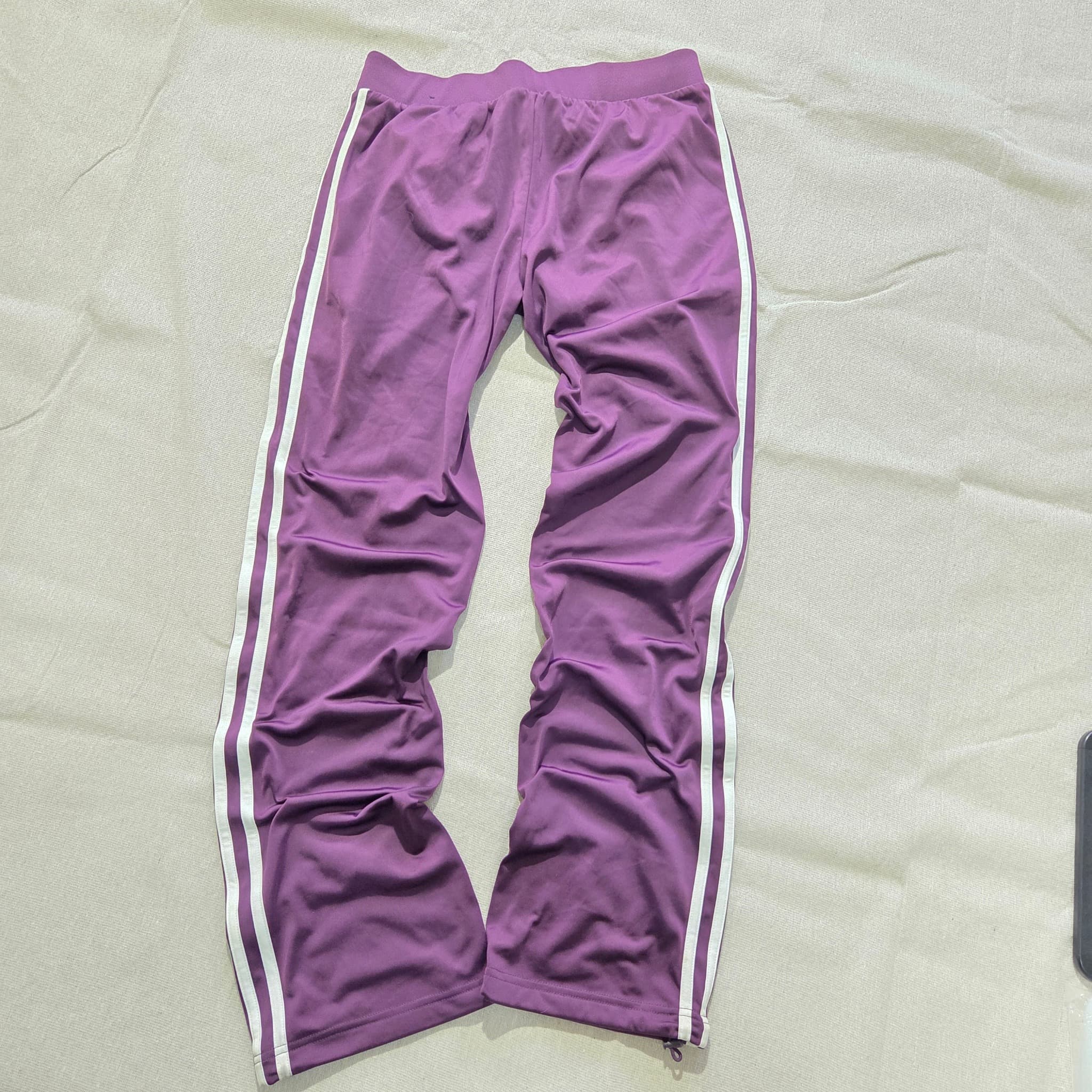 Adidas Women's Purple 3-Stripe Track Pants Baggy Vintage 2000s Release Size L — photo 4 of 4