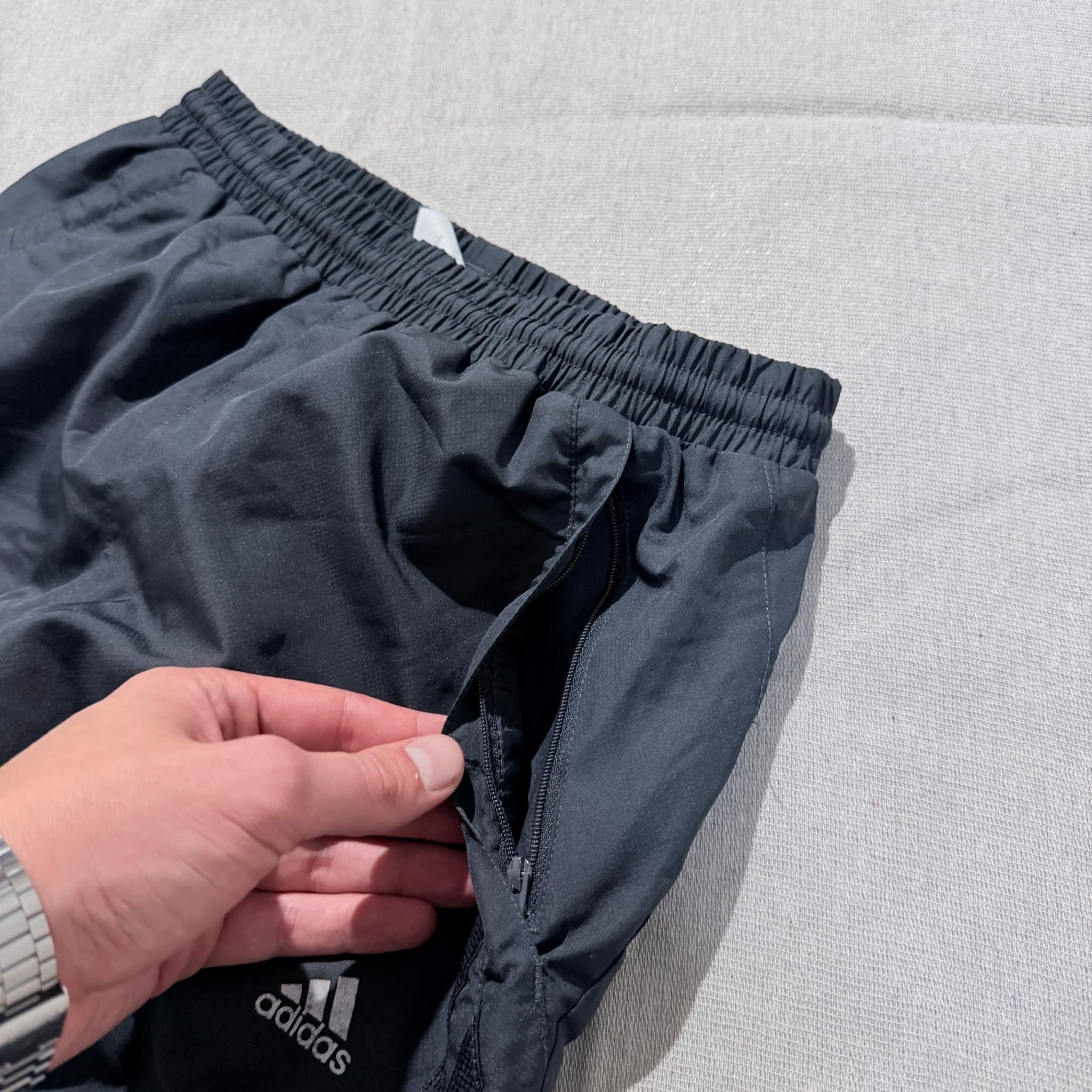 Adidas Womens Essential 3-Stripe Track Pants Black Size 152 — photo 4 of 8