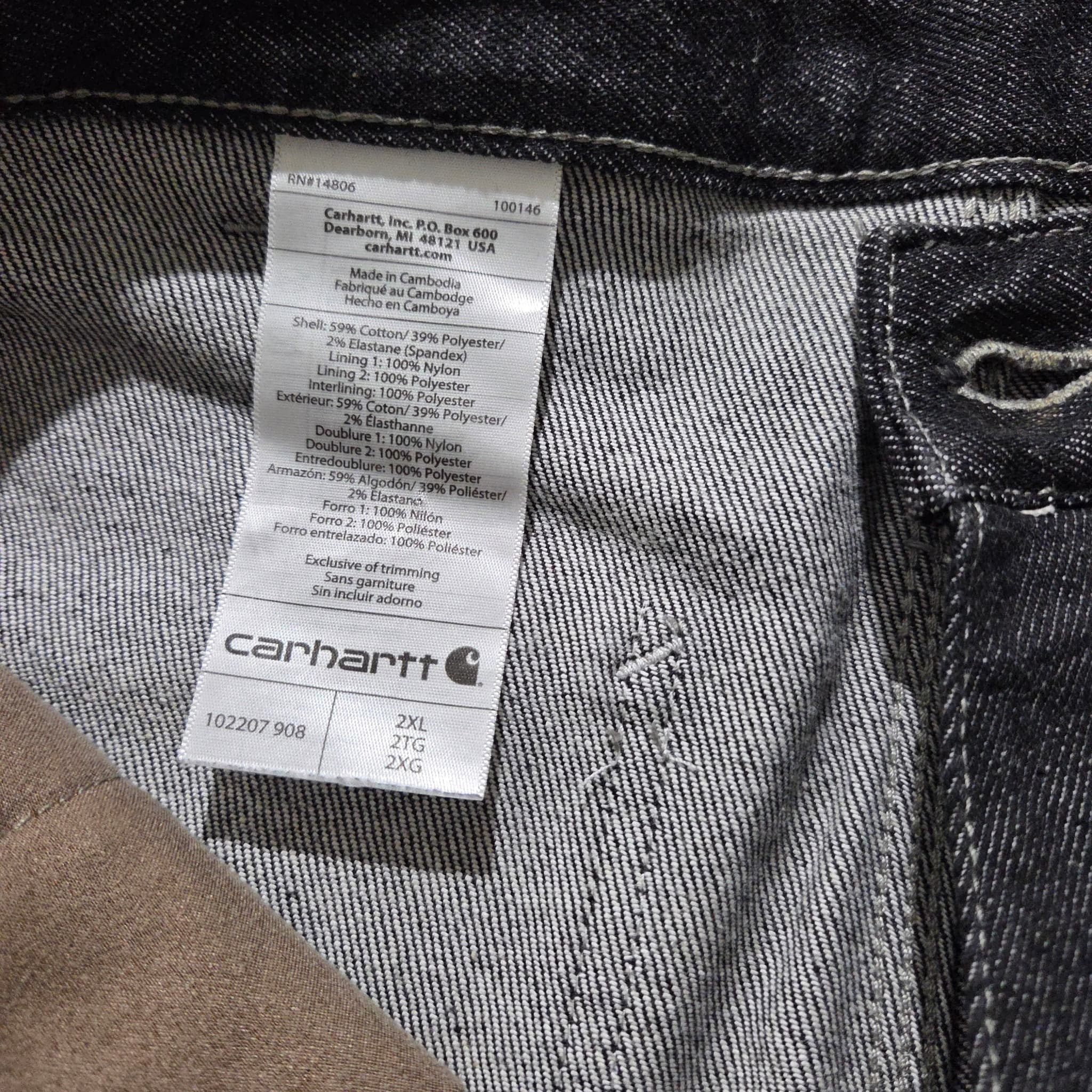 Carhartt Double Knee Denim Painter Pants — photo 5 of 11