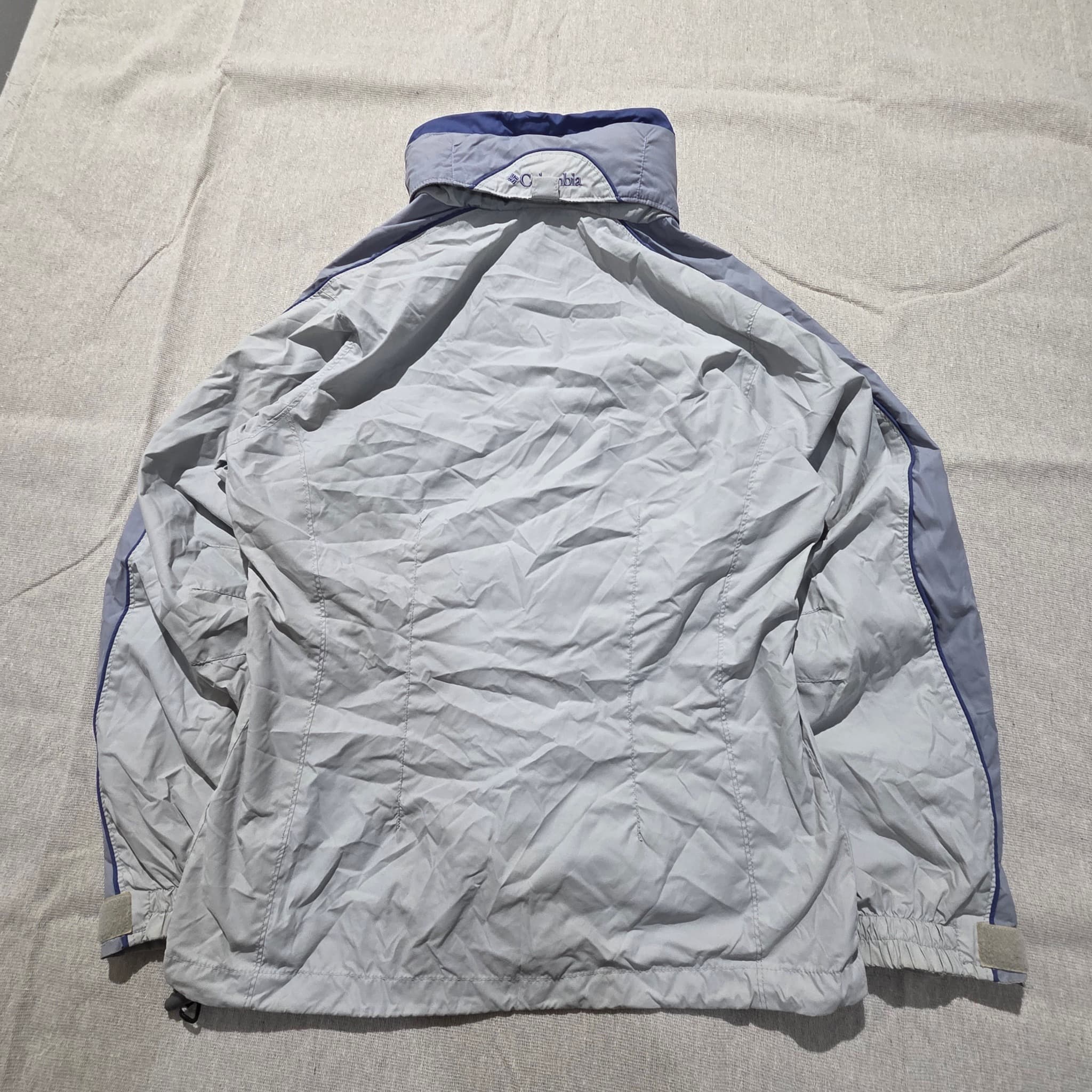 Columbia Sportswear Women's Lightweight Rain Jacket Grey Blue XS — photo 6 of 11