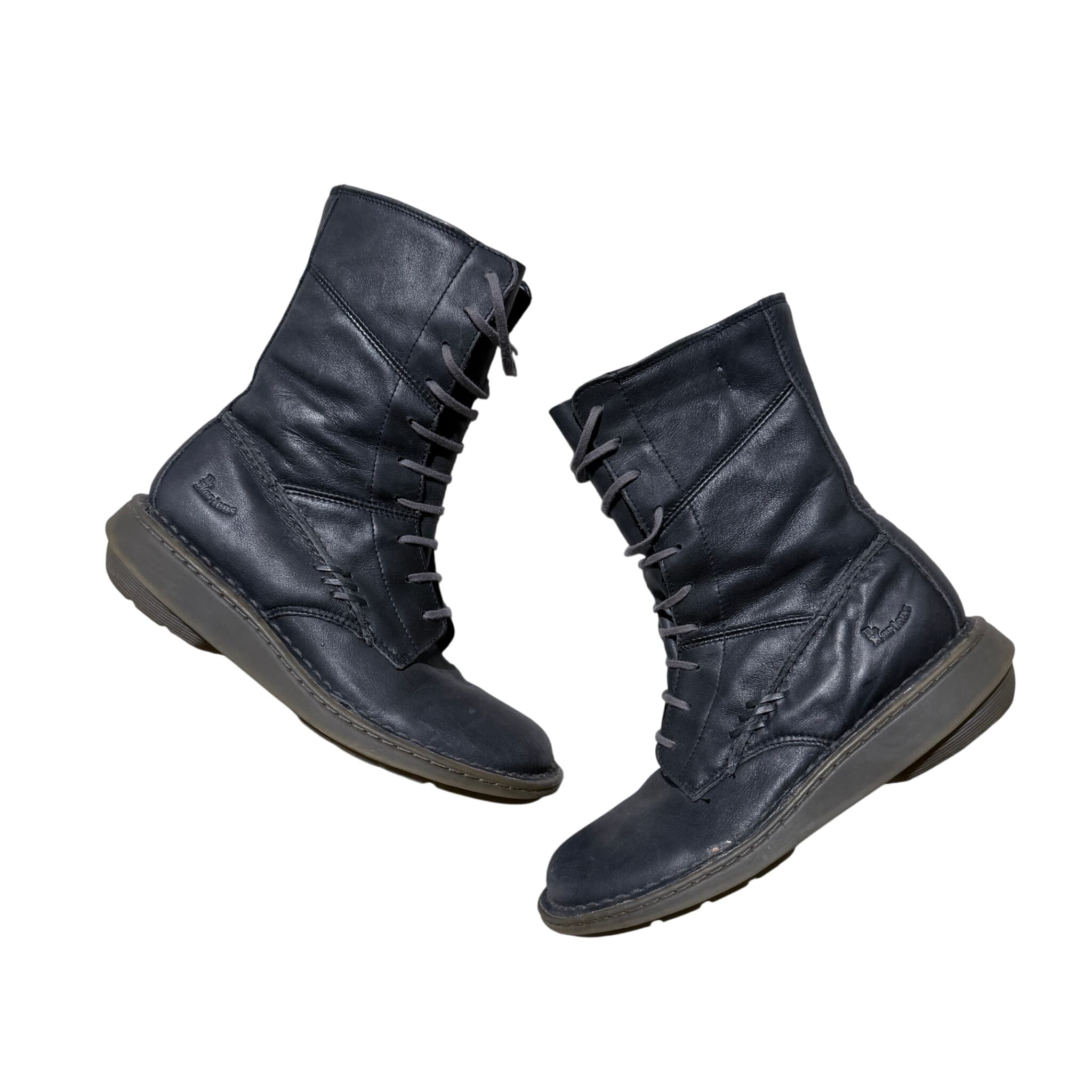 Dr. Martens Kezia Black Leather Lace-Up Boots Size UK 5 / US 7 — photo 1 of 7