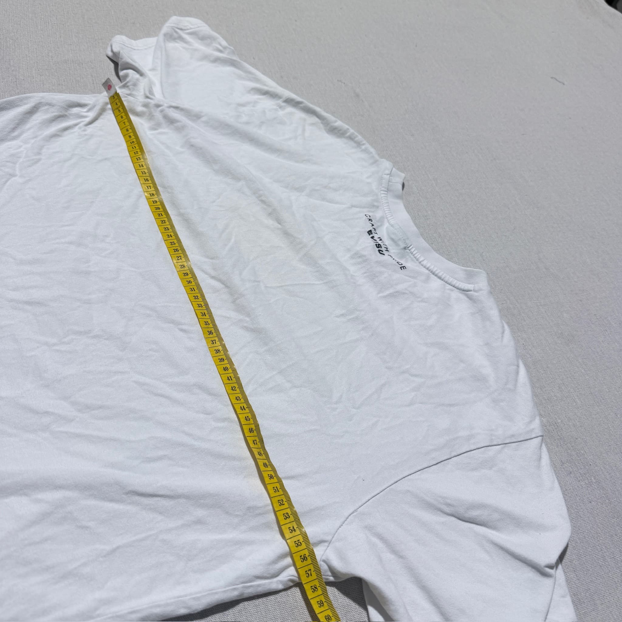 Evisu Scribble Seagull Logo T-Shirt White Men's — photo 4 of 6