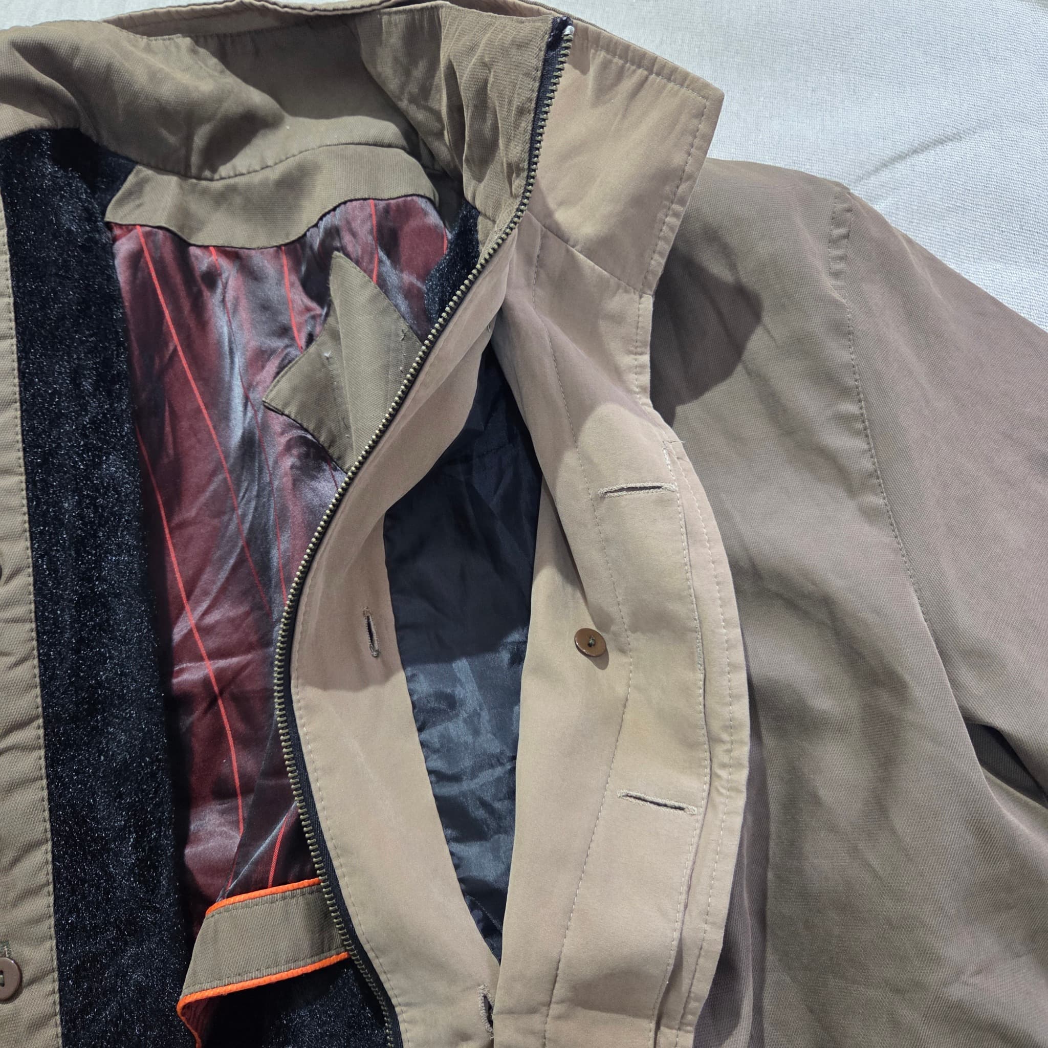 Giorgio Armani Brown Utility Field Jacket — photo 7 of 14