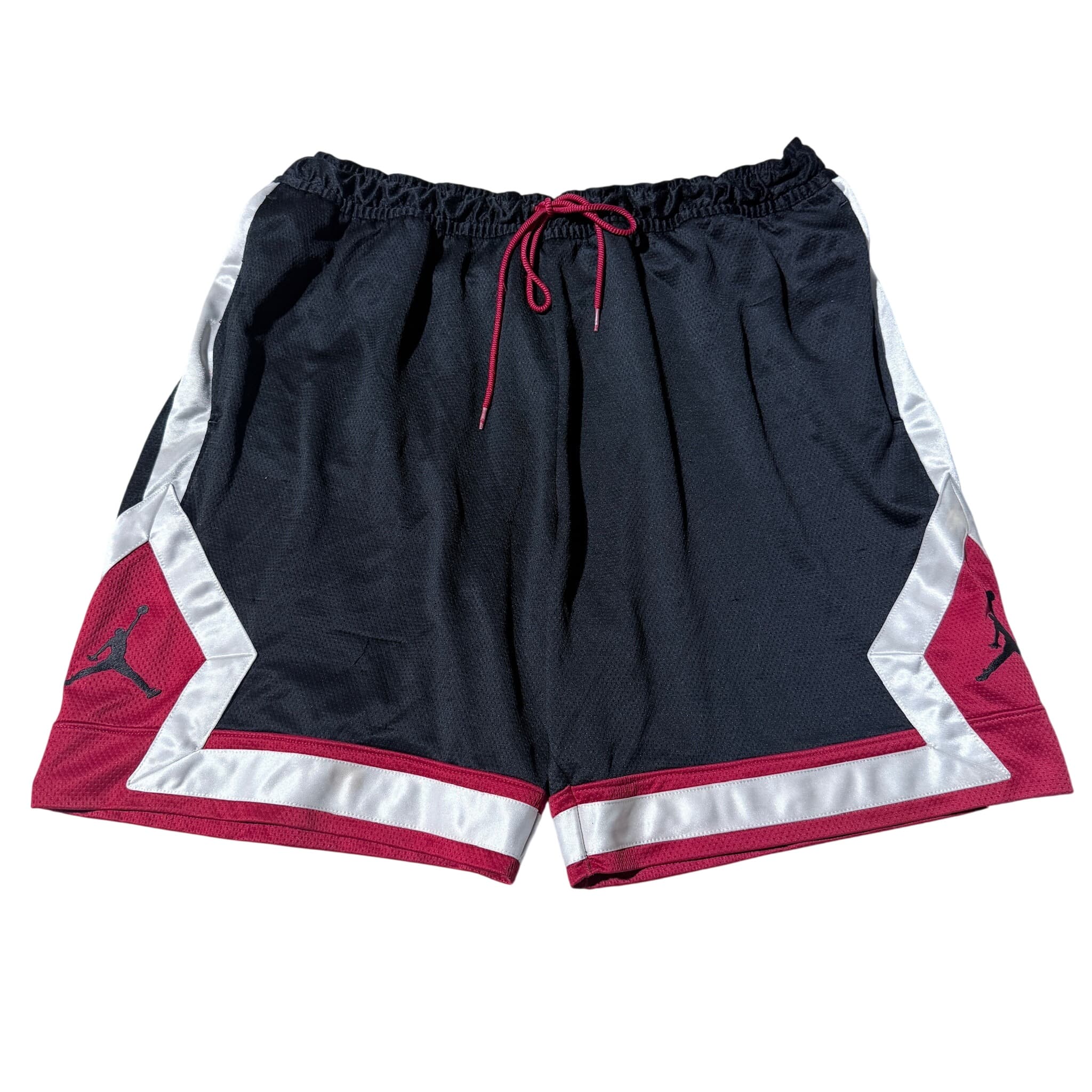 Jordan Jumpman Diamond Basketball Shorts Black Red White Size XXL — photo 1 of 6