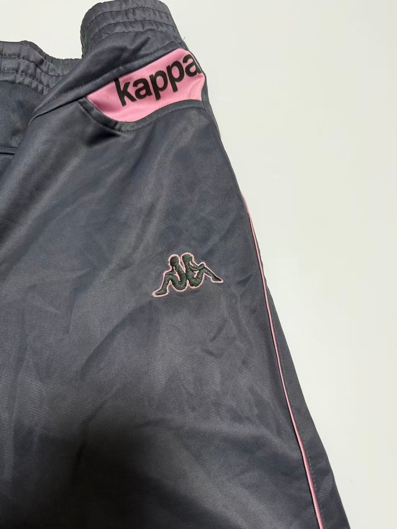 Kappa Women's Grey Track Pants With Pink Logo Waistband — photo 7 of 11