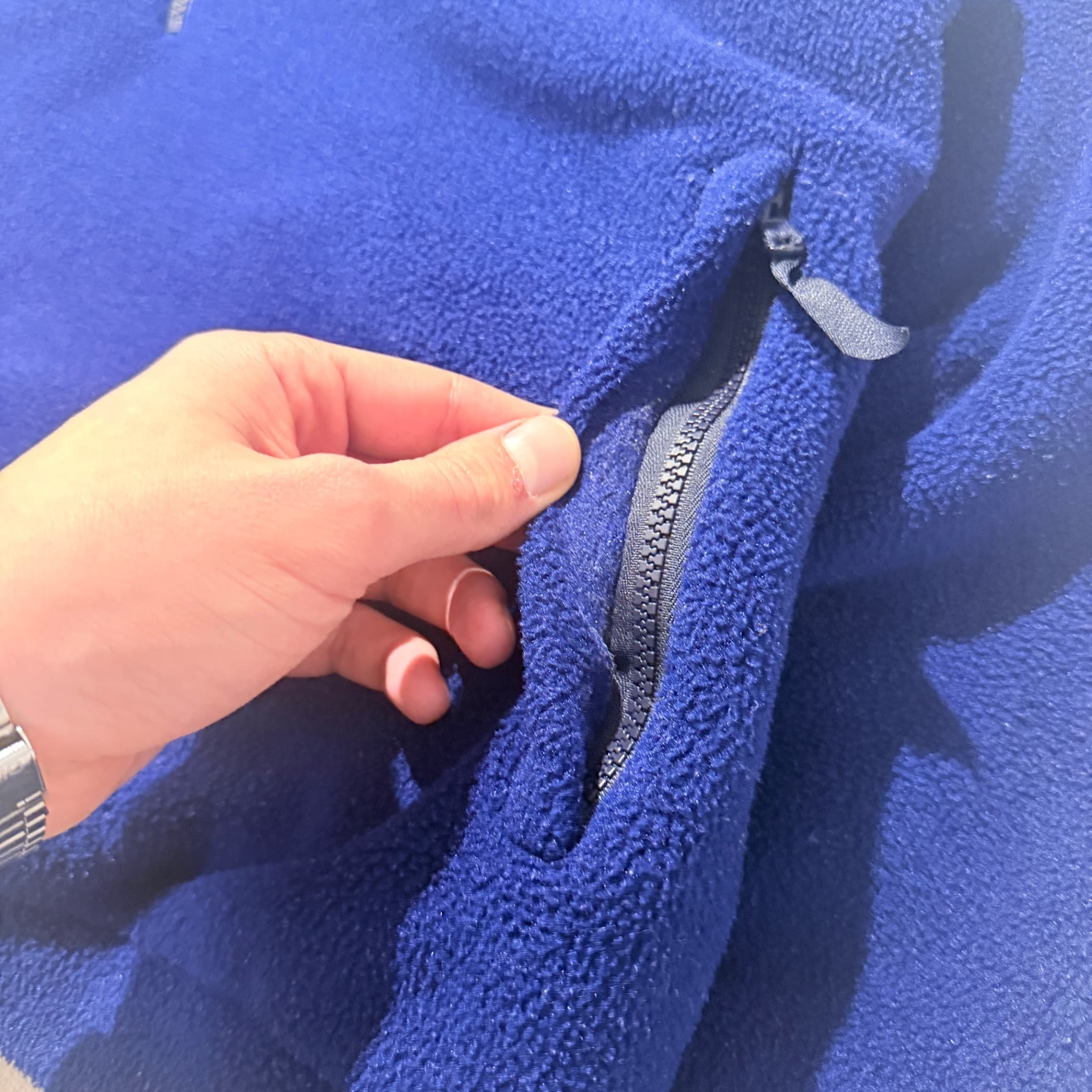 Kathmandu Polartec Navy Blue Quarter-Zip Fleece — photo 4 of 8