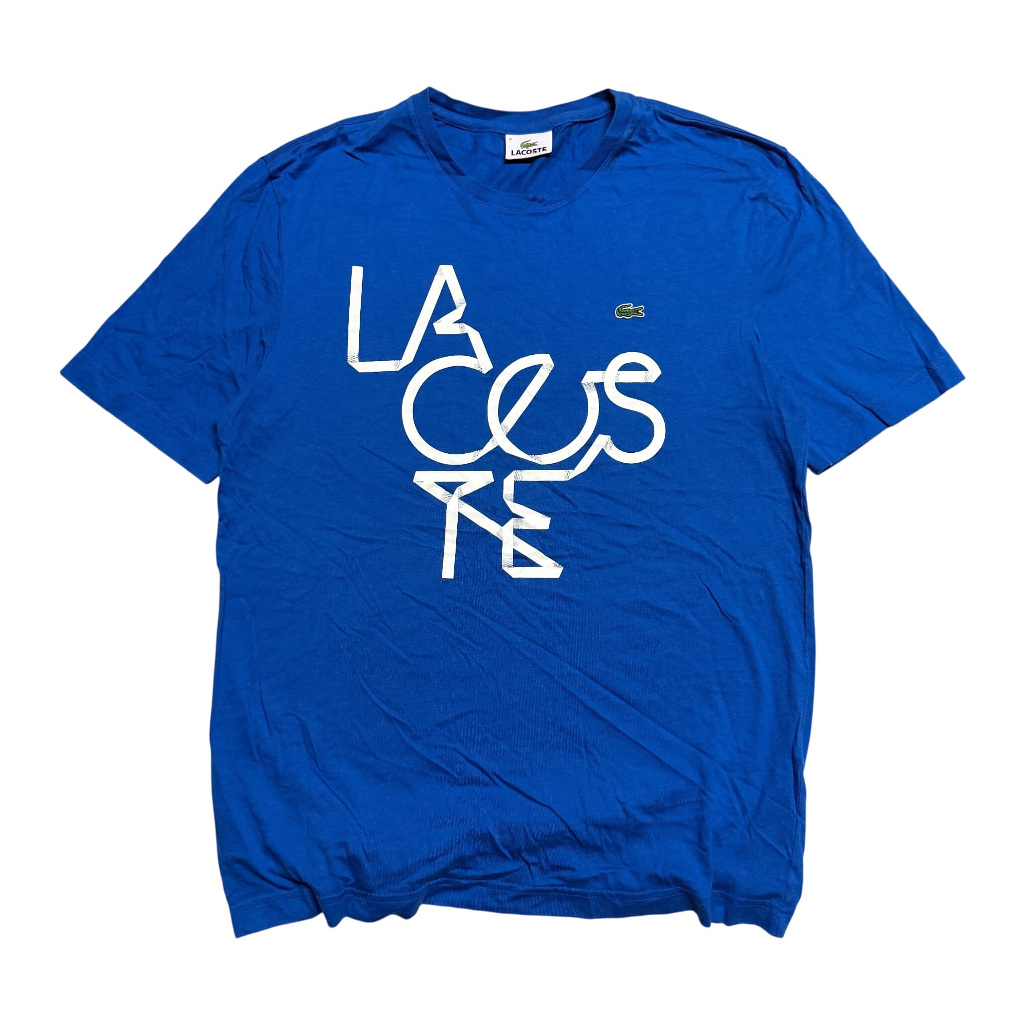 Lacoste Men's Graphic Logo T-Shirt Blue Size 4 — photo 1 of 7