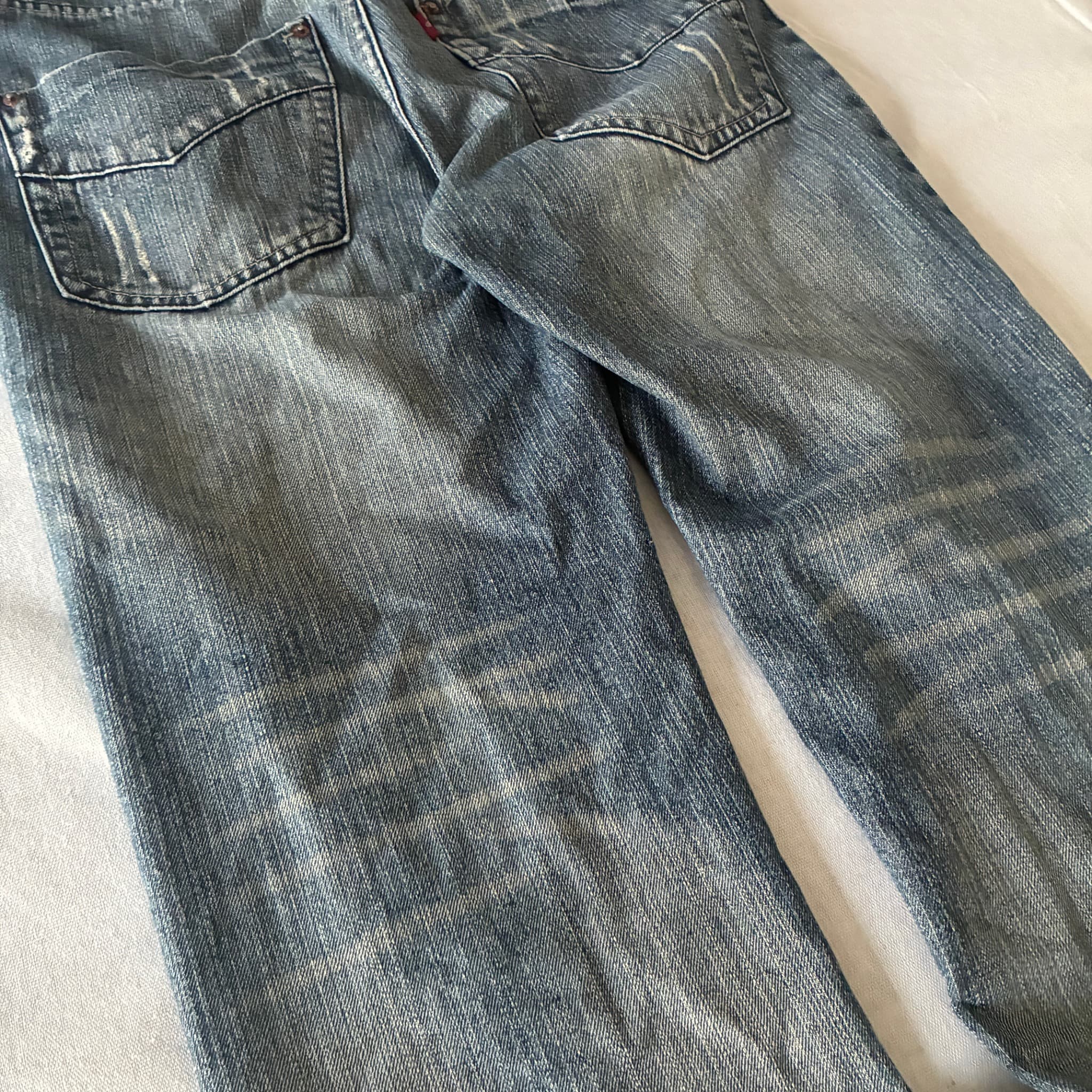 Levi Strauss & Co. Acid Wash Denim Jeans Men's — photo 3 of 6