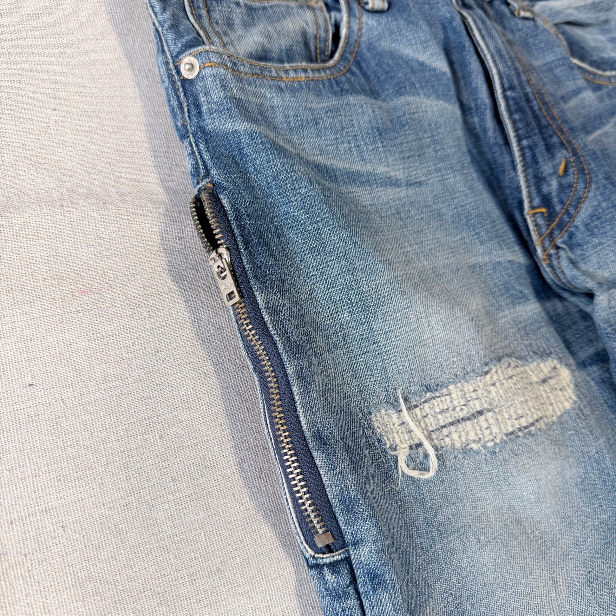 Levi Strauss x Fenom Fragment Design Distressed Acid Wash Jeans Size 30 — photo 6 of 11
