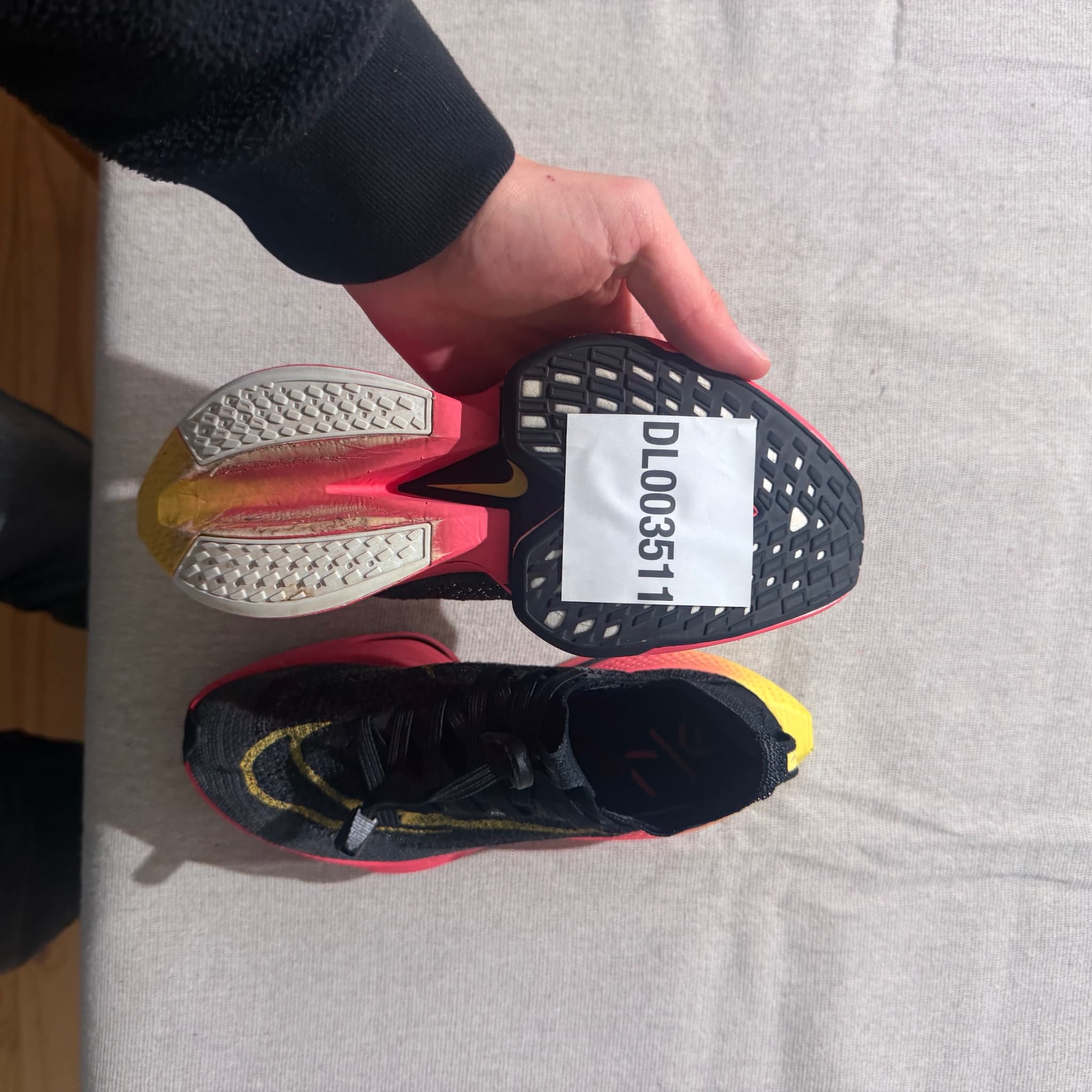 Nike Air Zoom Alphafly Next% 2 Black Yellow Strike Hyper Pink Sneakers — photo 11 of 11