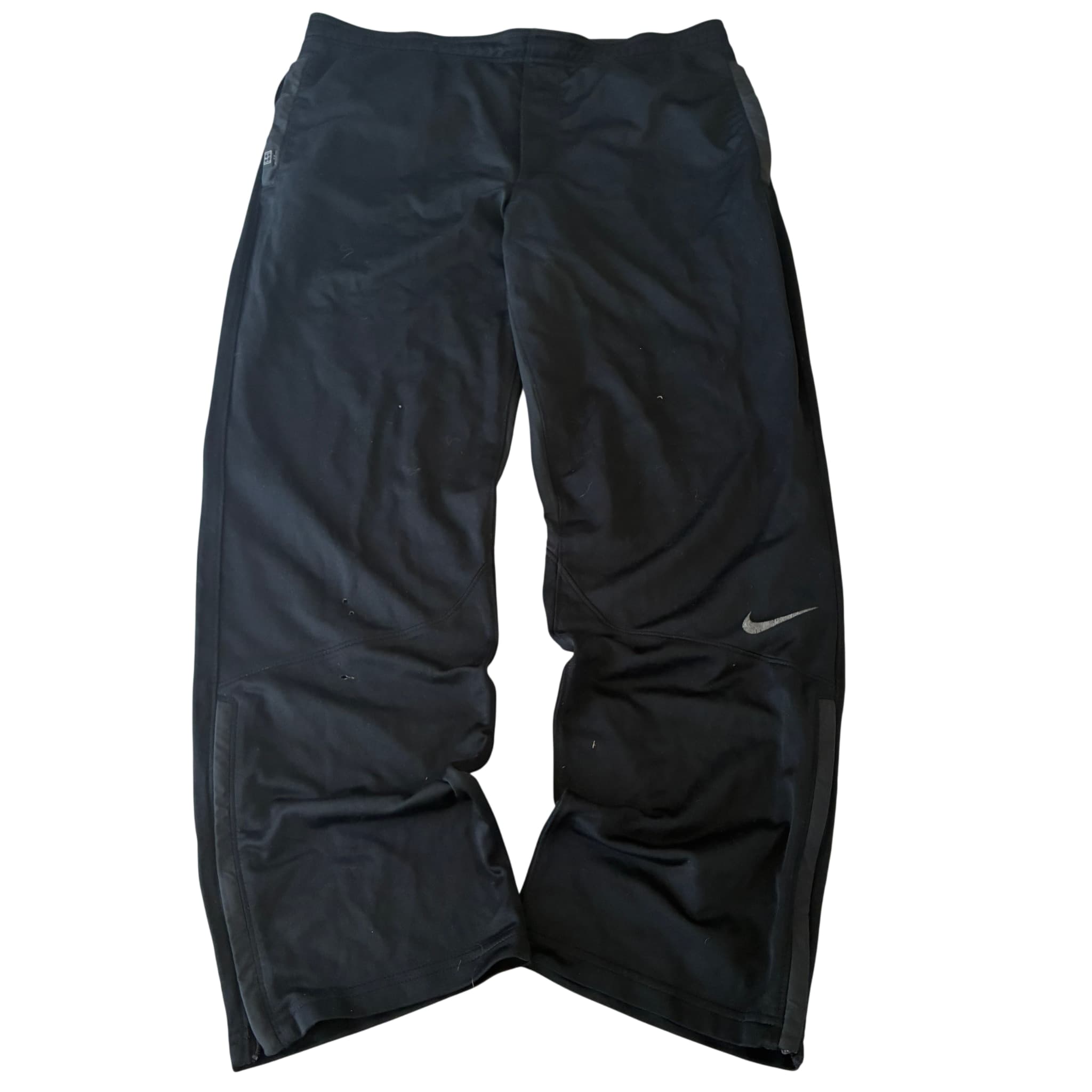 Nike Dri-FIT Men's Black Training Pants With Zippered Cuffs Size Large — photo 1 of 12