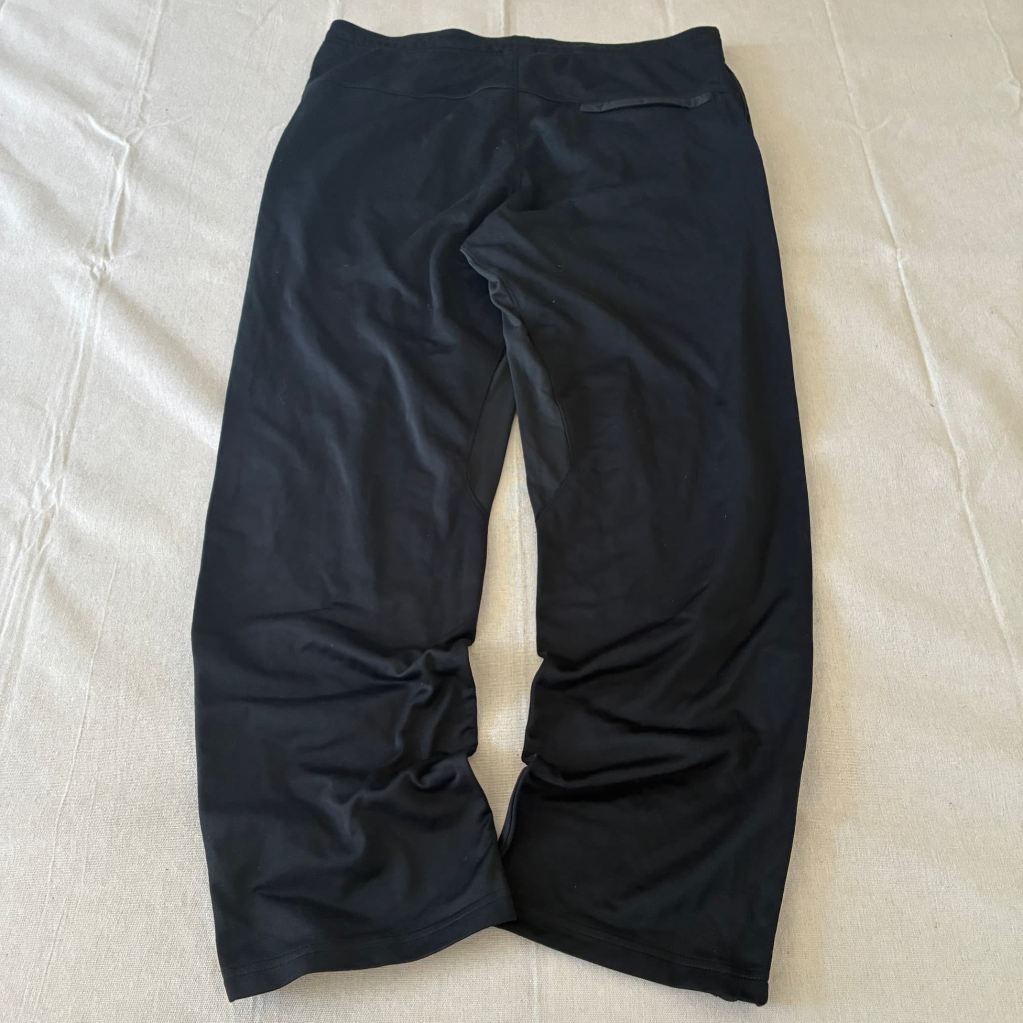 Nike Dri-FIT Men's Black Training Pants With Zippered Cuffs Size Large — photo 6 of 12