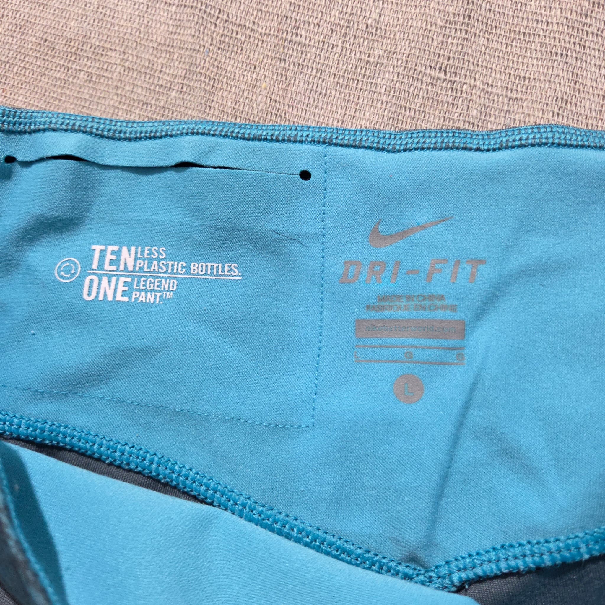 Nike Dri-FIT Women's Yoga Training Bootcut Pants Blue — photo 5 of 9