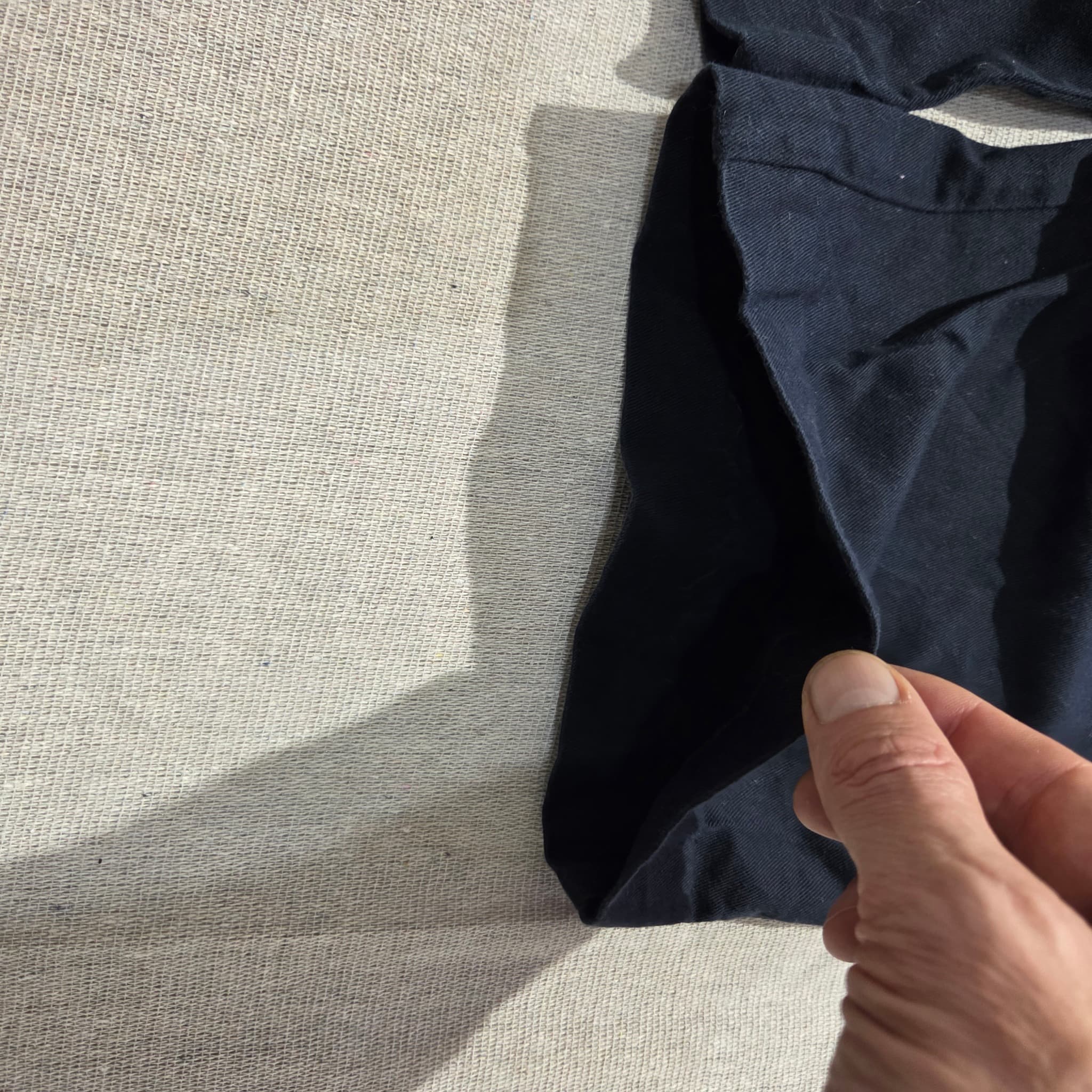Nike Men's Black Cotton Twill Chino Pants Baggy Vintage 2000s Release XL — photo 3 of 8