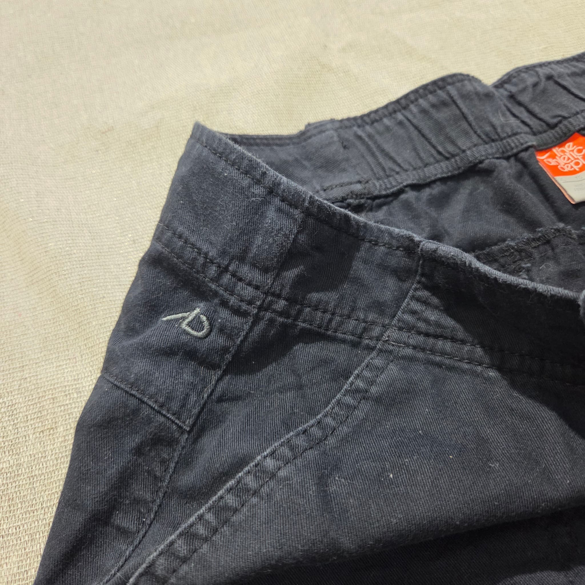 Nike Men's Black Cotton Twill Chino Pants Baggy Vintage 2000s Release XL — photo 7 of 8