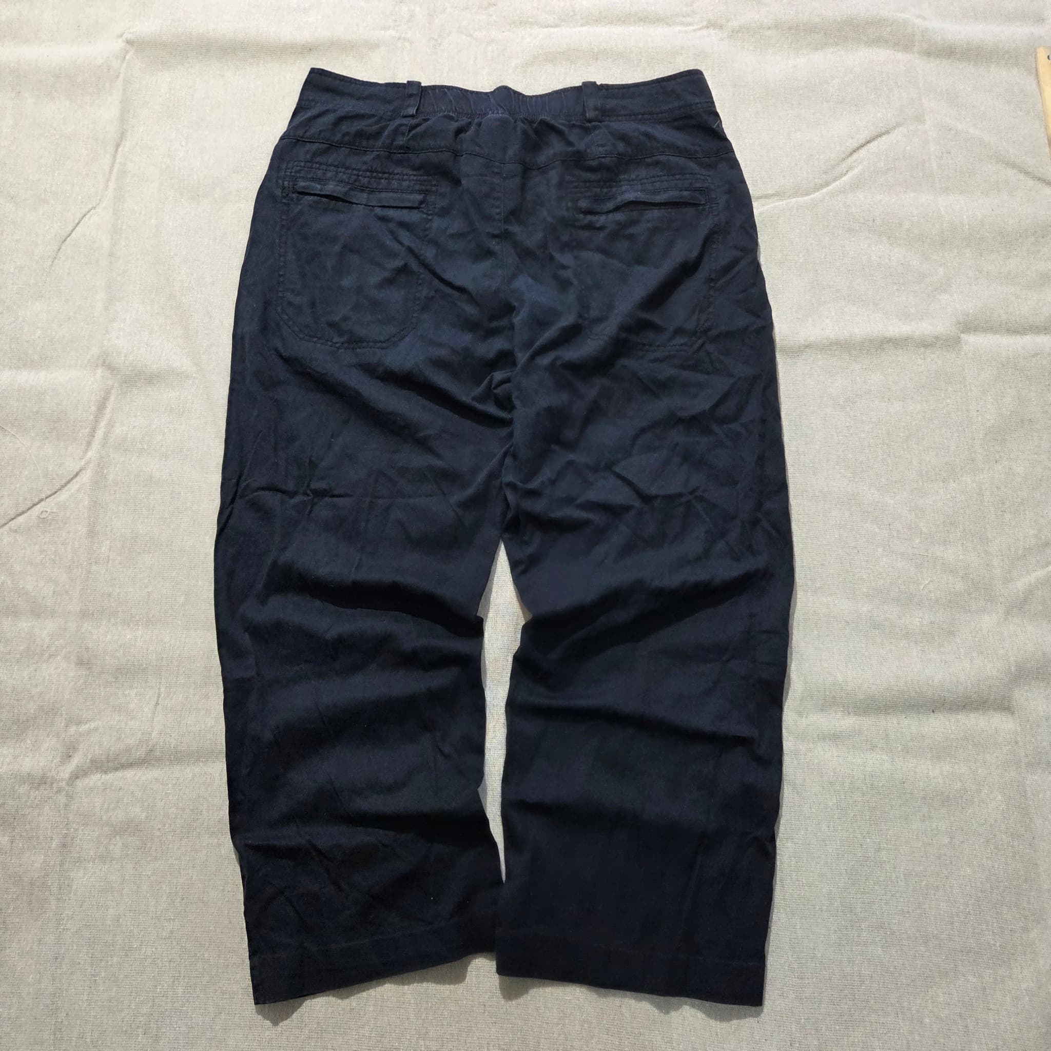 Nike Men's Black Cotton Twill Chino Pants Baggy Vintage 2000s Release XL — photo 2 of 8