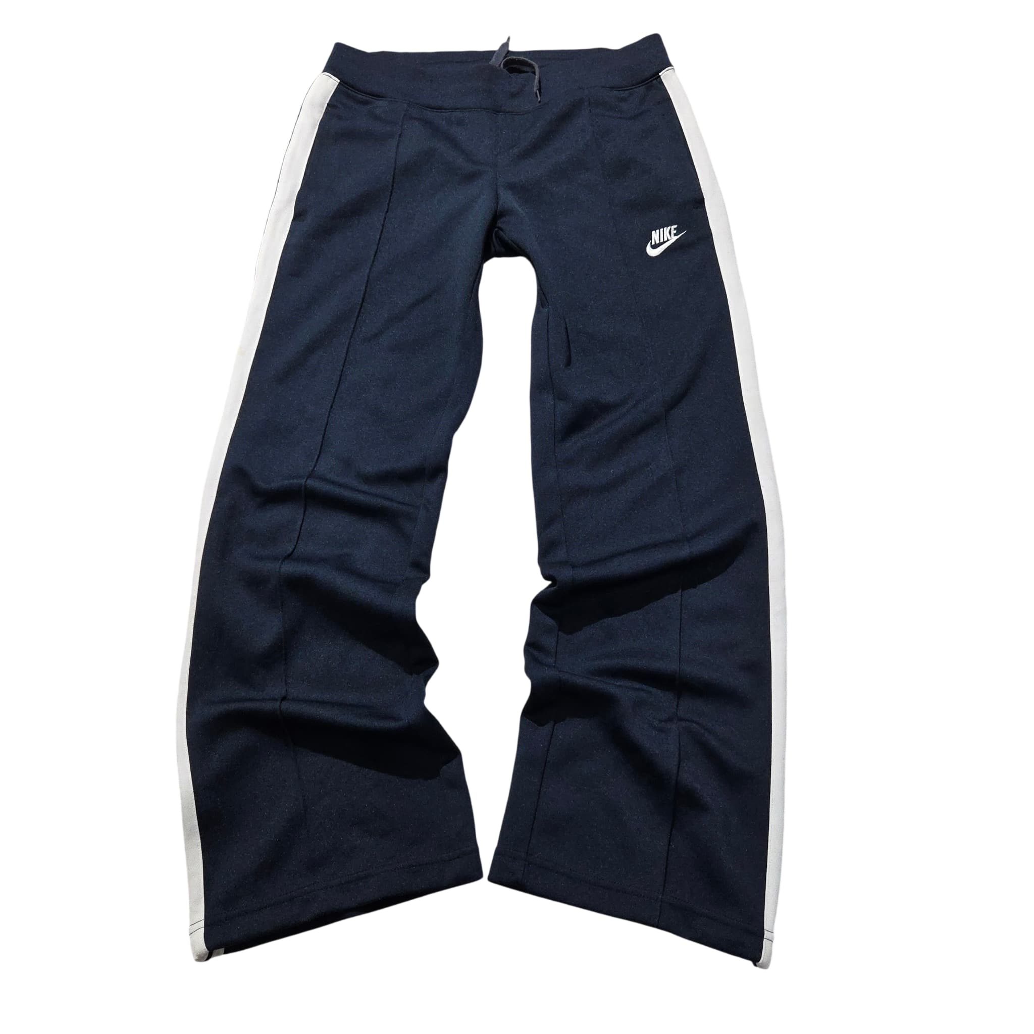 Nike Sportswear Women's Wide Leg Track Pants Navy White Size M — photo 1 of 8