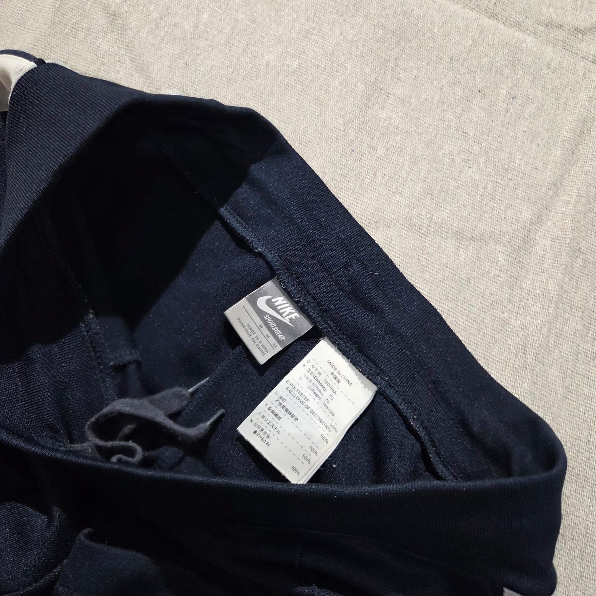 Nike Sportswear Women's Wide Leg Track Pants Navy White Size M — photo 4 of 8