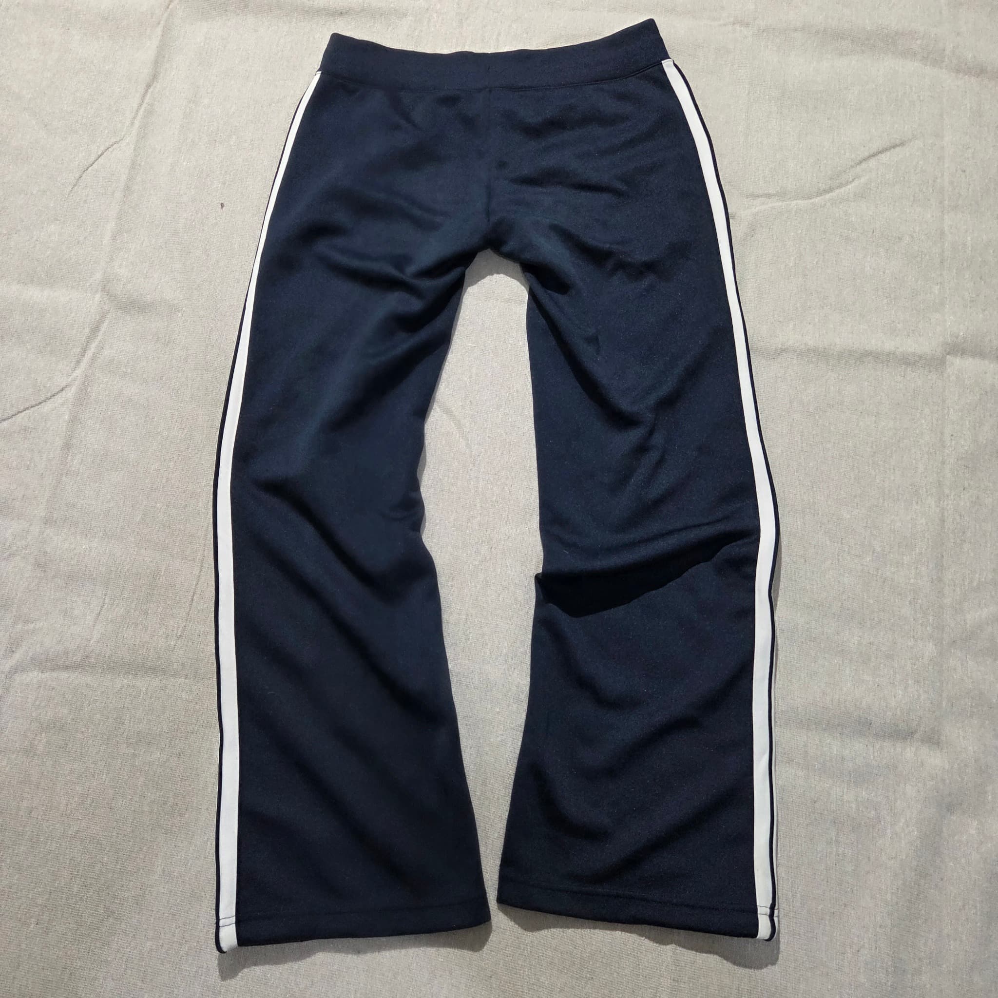 Nike Sportswear Women's Wide Leg Track Pants Navy White Size M — photo 7 of 8