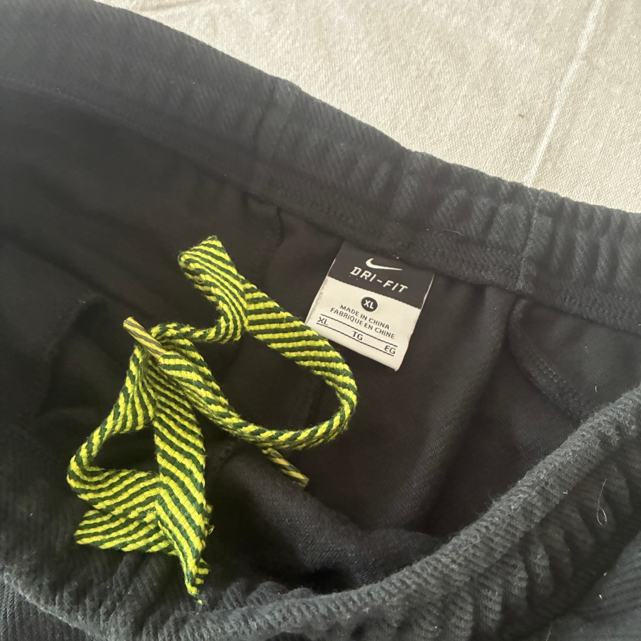 Nike Vintage Dri-Fit Therma-Fit Fleece Sweatpants Black Men's XL — photo 5 of 7