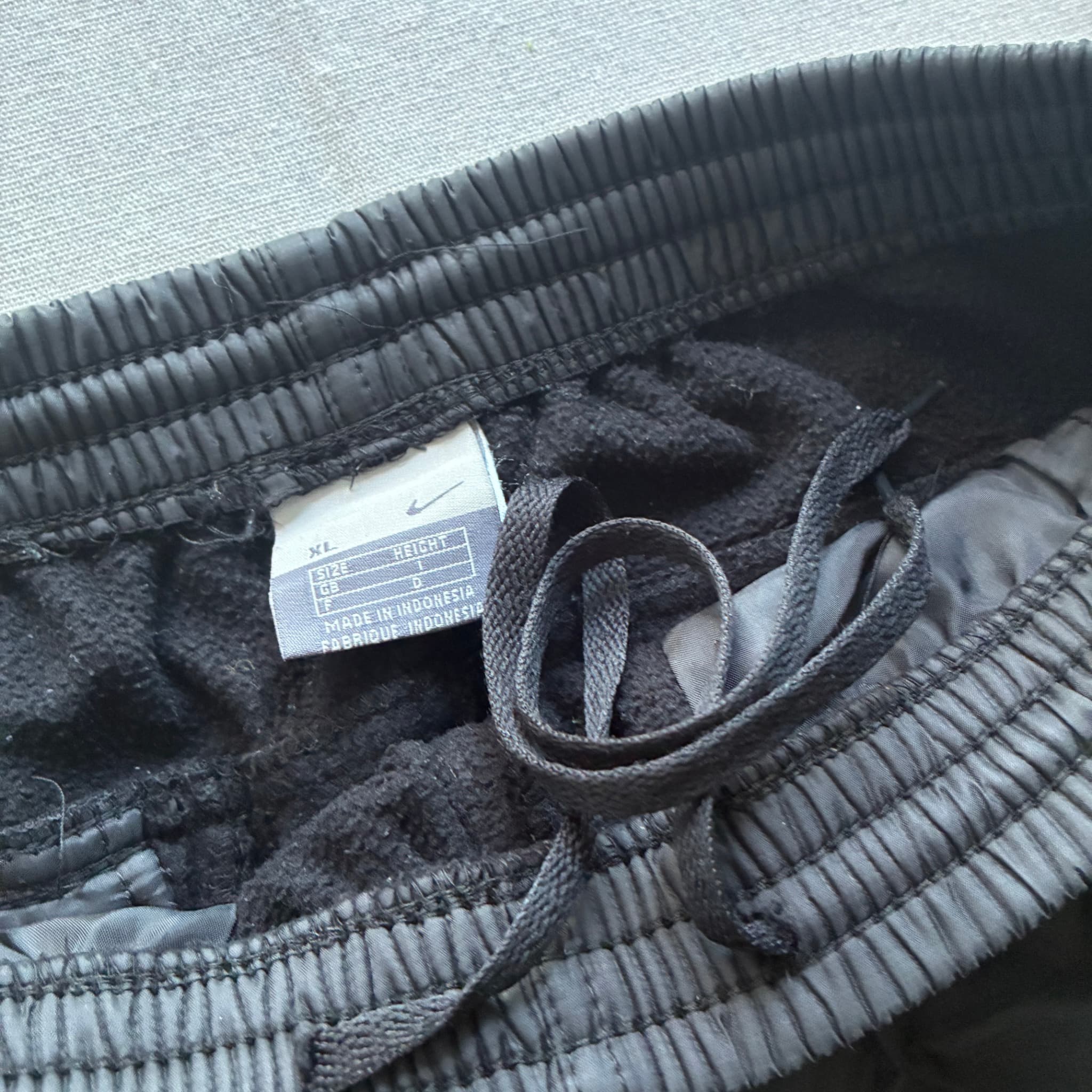 Nike Vintage Nylon Track Pants Black Baggy 2000s Release Size XL — photo 4 of 11