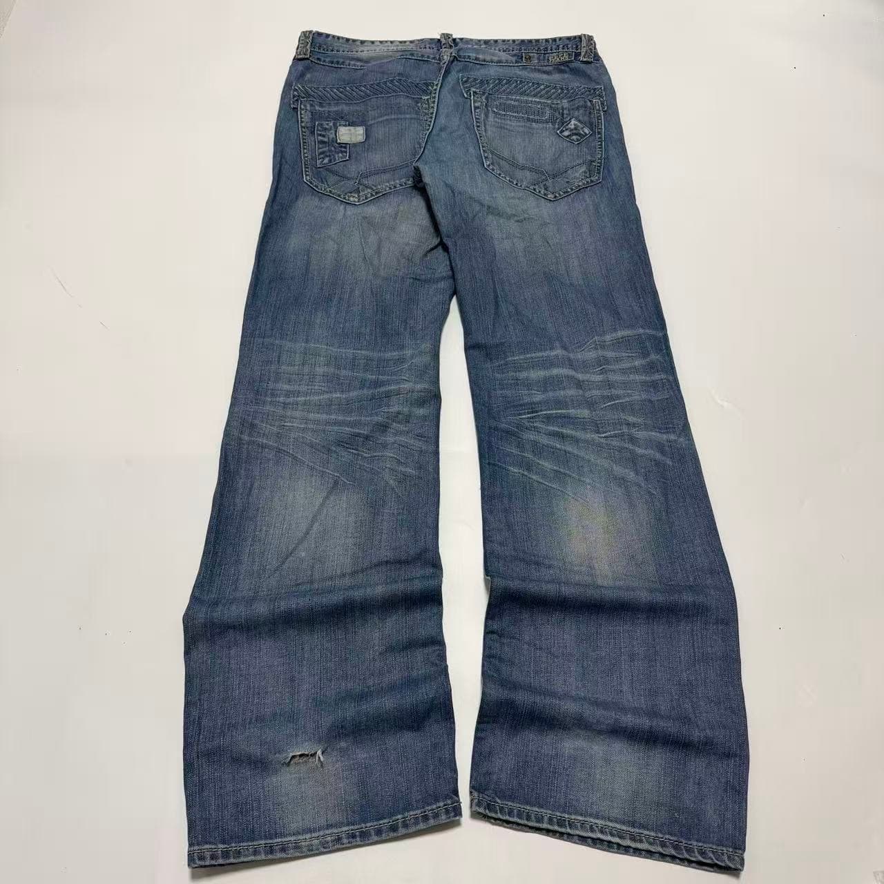 Pepe Jeans Distressed Patchwork Denim Jeans — photo 2 of 8