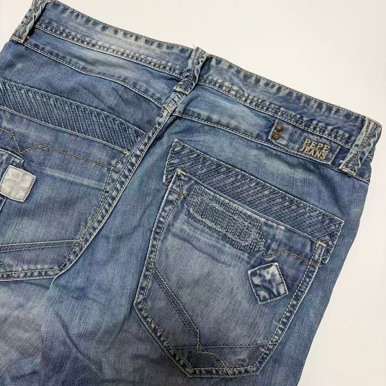 Pepe Jeans Distressed Patchwork Denim Jeans — photo 8 of 8