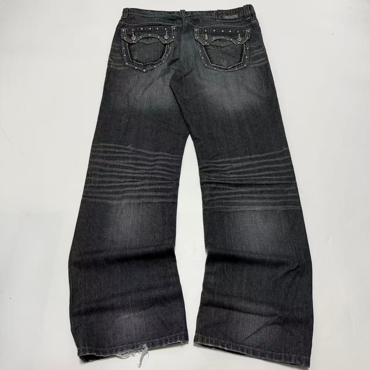 Pepe Jeans London Men's Black Denim Jeans Baggy Vintage 2000s Release 36x34 — photo 1 of 7