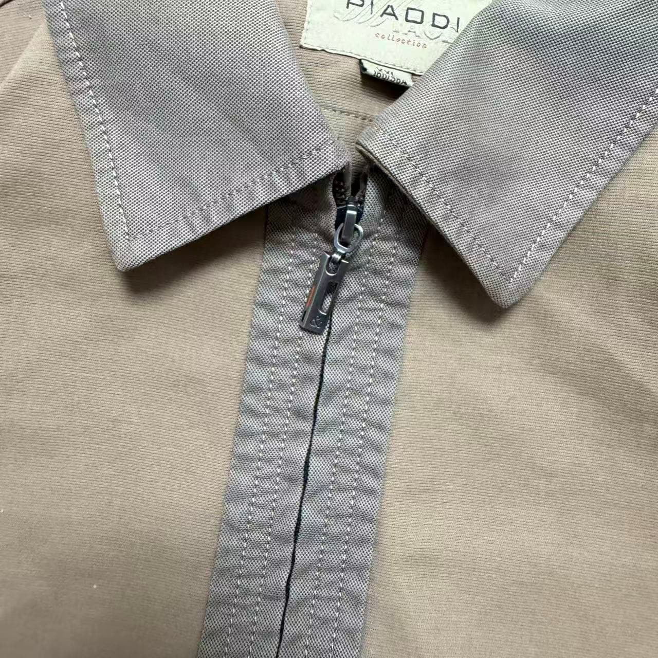 Piaodi Collection Tan Zip Up Jacket — photo 5 of 5