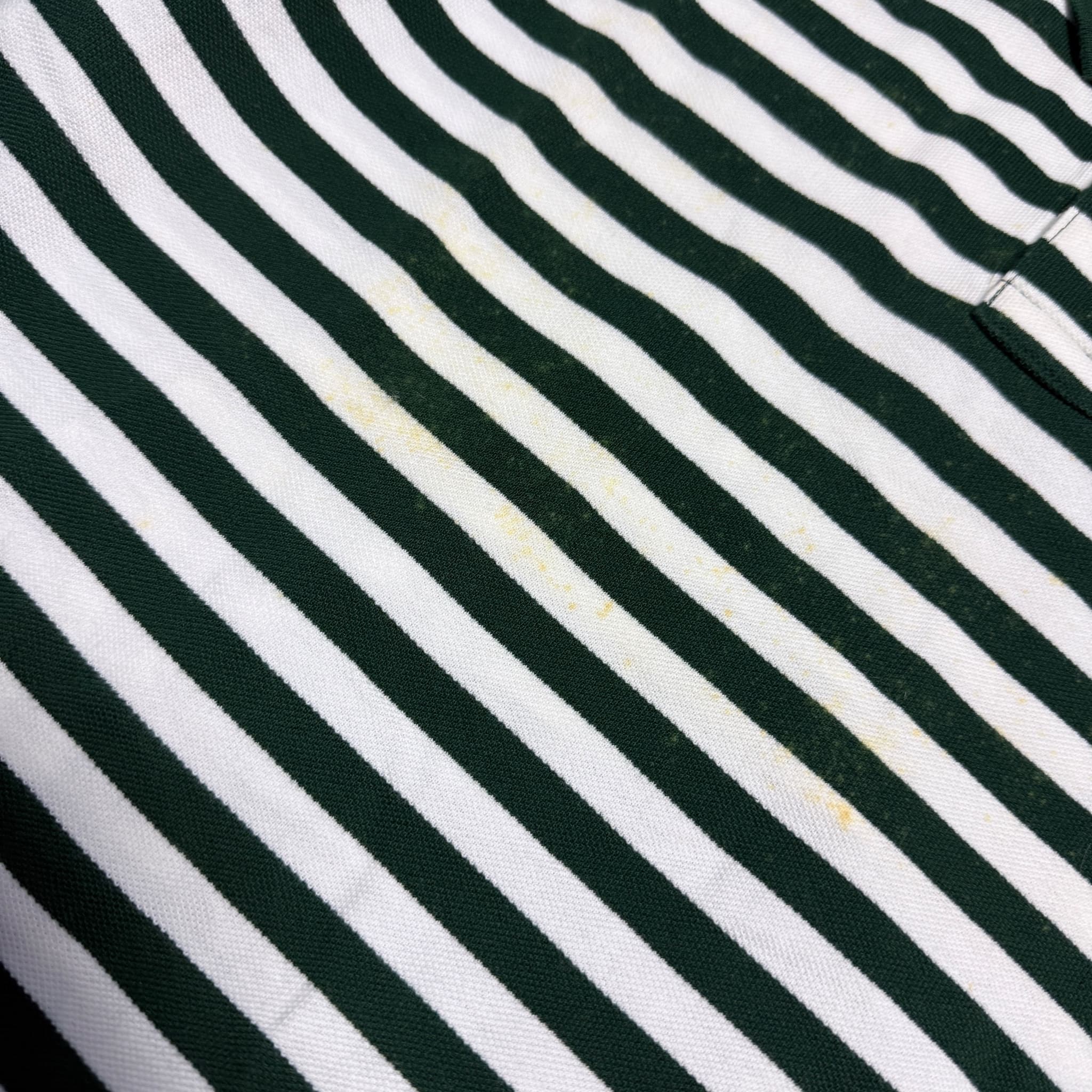 Polo Ralph Lauren Big Pony Striped Mesh Polo Shirt Green White — photo 5 of 6