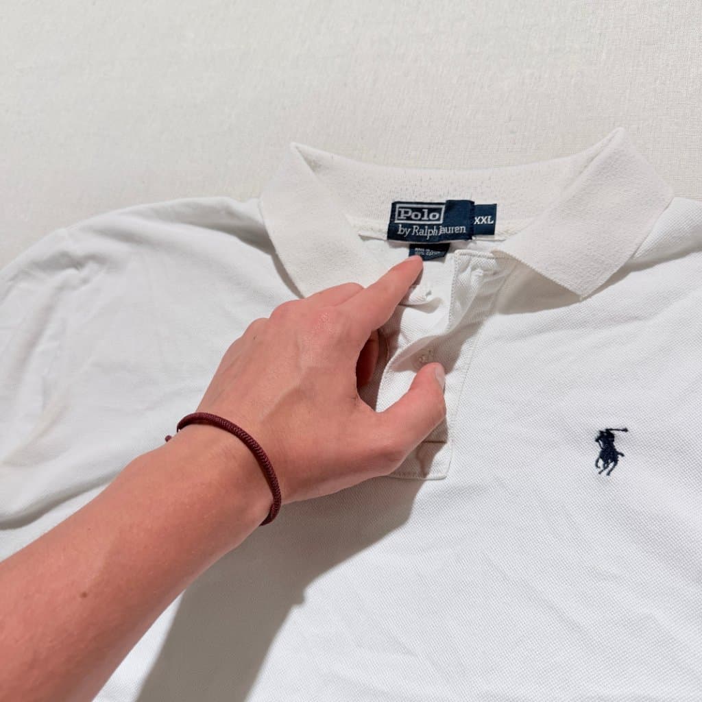 Polo Ralph Lauren Classic Fit Mesh Polo Shirt White Men's XXL — photo 3 of 8