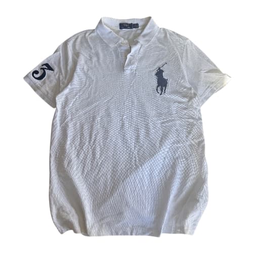 Polo Ralph Lauren Custom Fit Big Pony Polo Shirt White Size L — photo 1 of 5