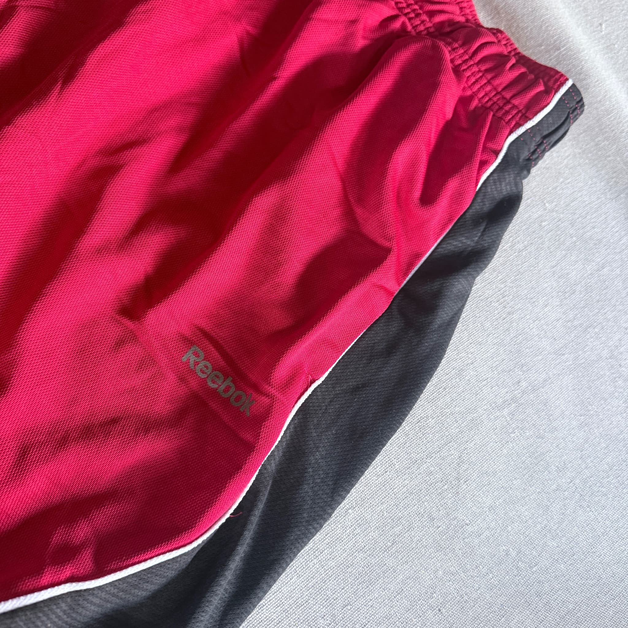 Reebok Men's Athletic Performance Shorts Red and Black — photo 3 of 7