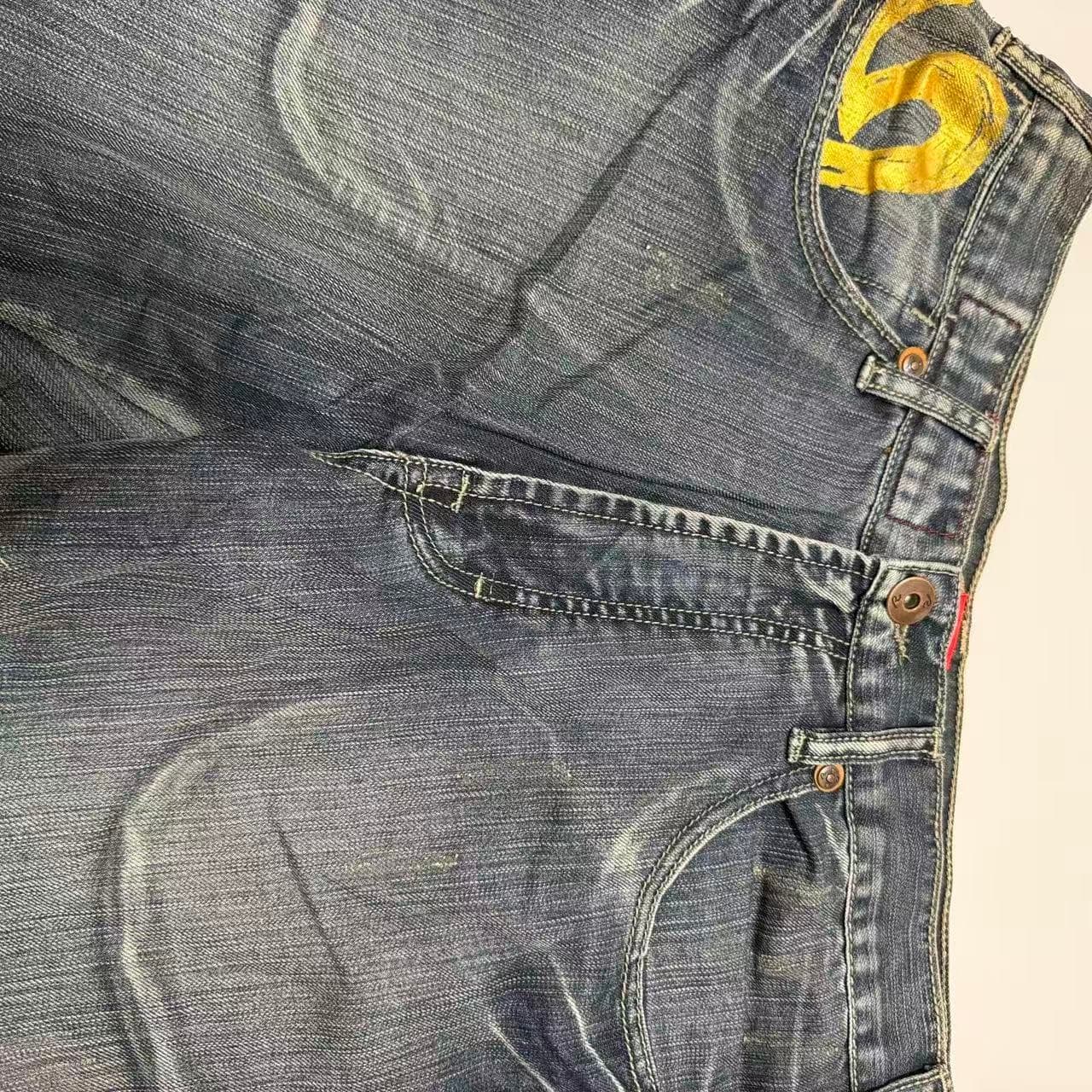 Request Jeans Men's Denim Jeans Blue Baggy Vintage 2000s Release Size 36x34 — photo 4 of 11