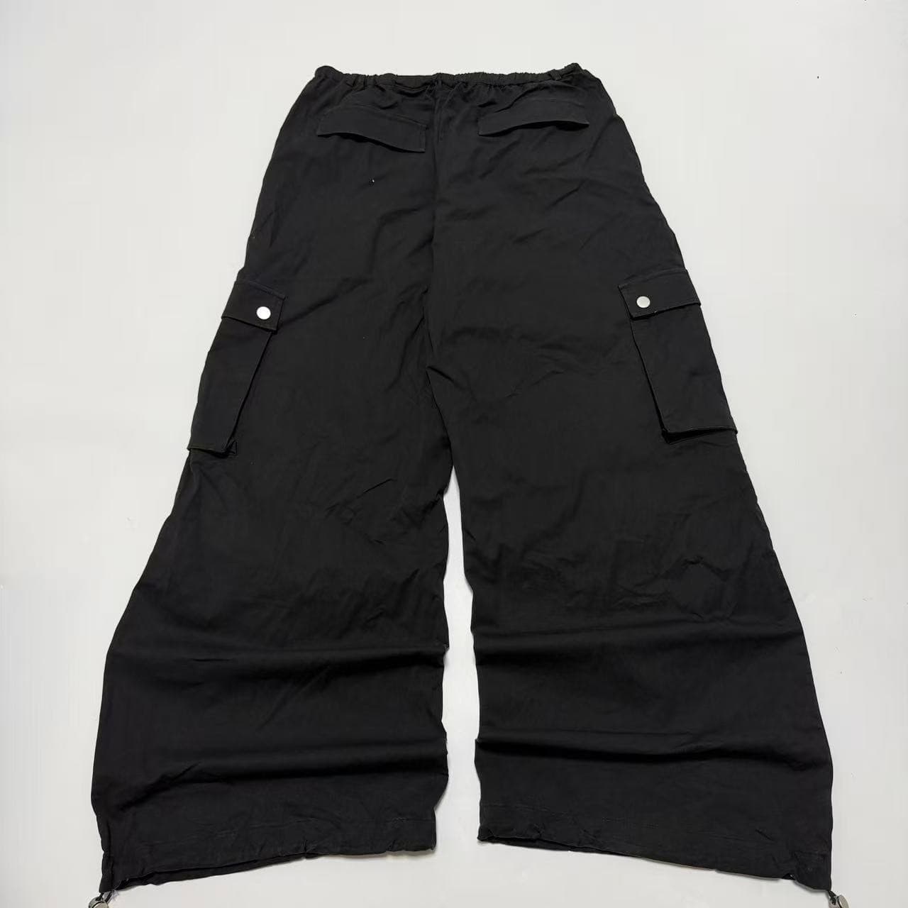 Rick Owens DRKSHDW Black Cargo Pods Wide Leg Cargo Pants — photo 2 of 10