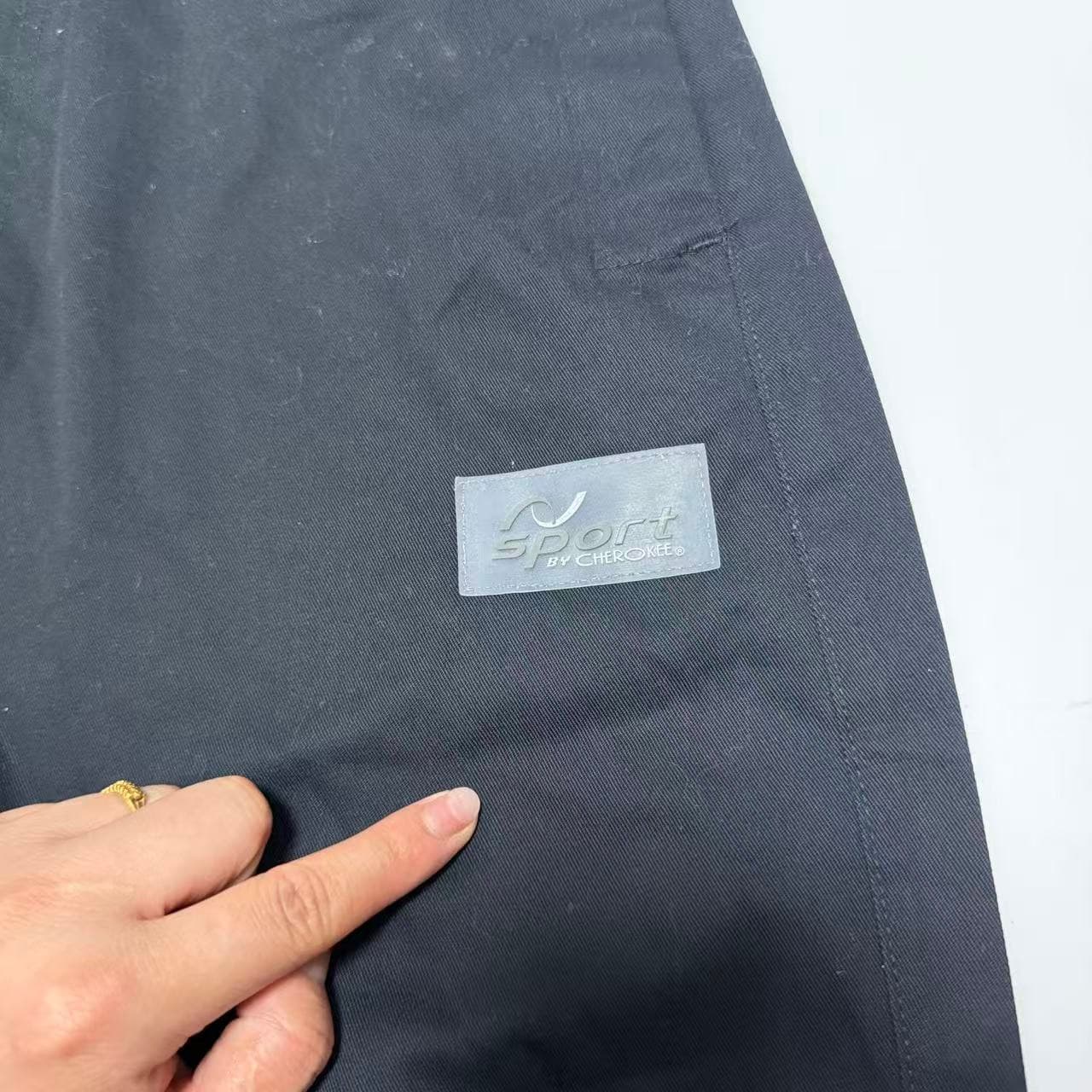 Sport By Cherokee Black Baggy Work Pants — photo 4 of 5