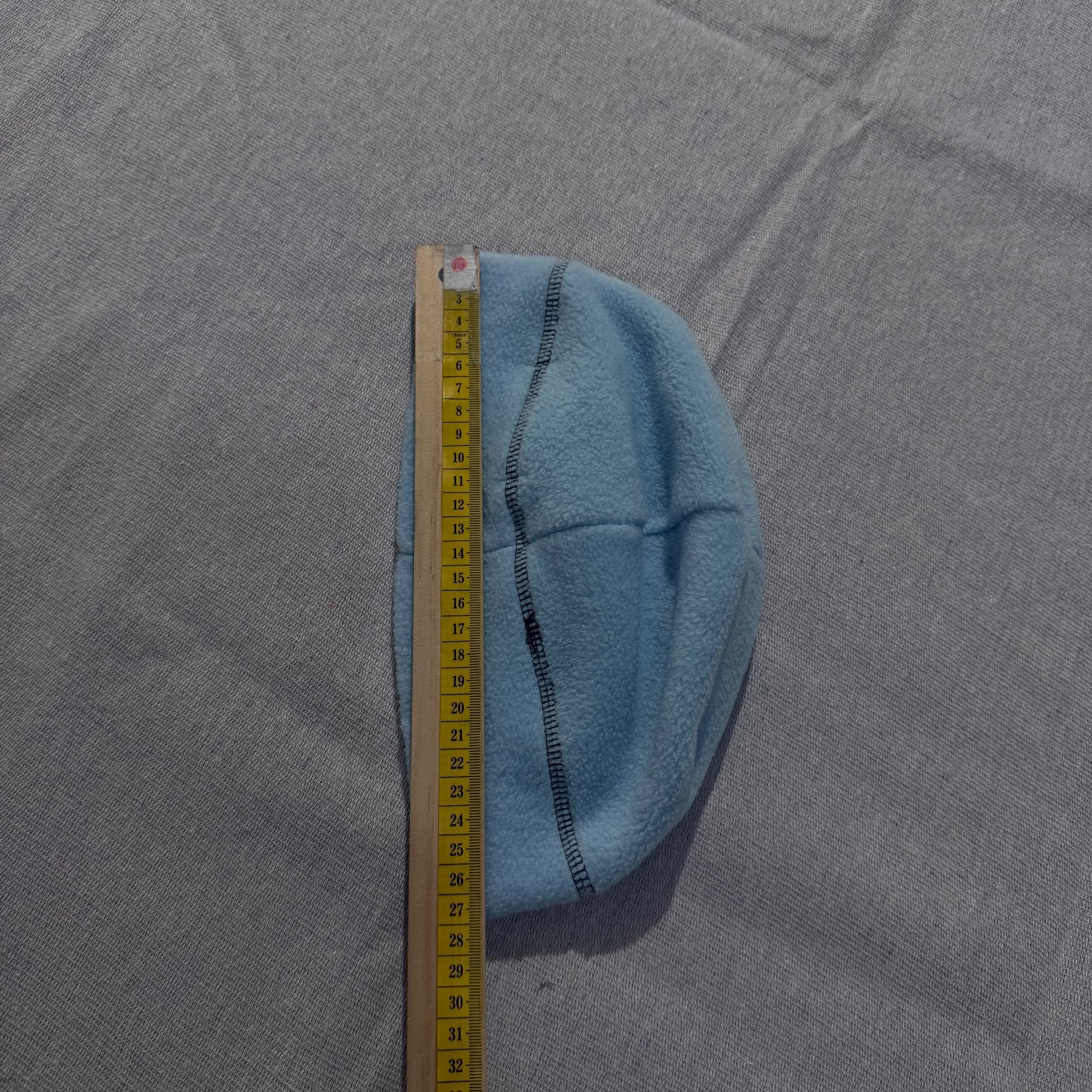Sportsgirl Light Blue Fleece Beanie With Contrast Stitching — photo 5 of 6