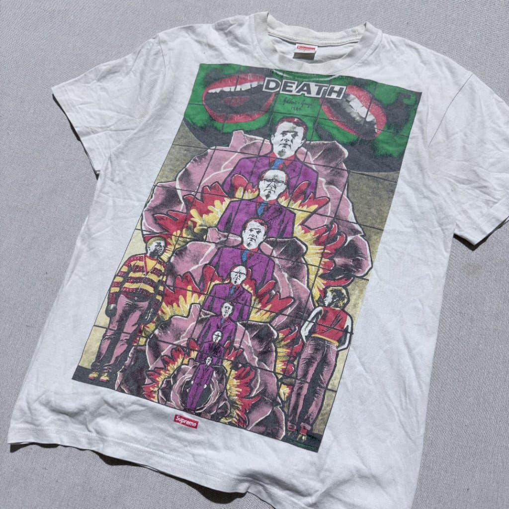 Supreme Gilbert & George Death Tee White Size Small — photo 2 of 7