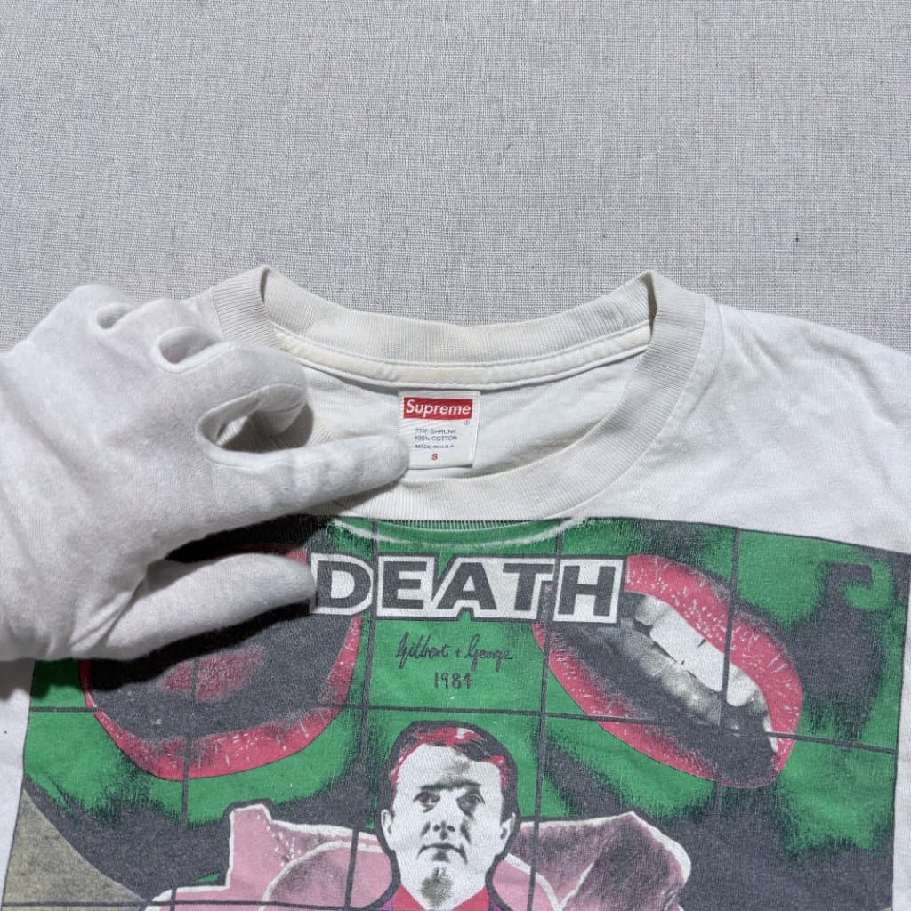 Supreme Gilbert & George Death Tee White Size Small — photo 4 of 7