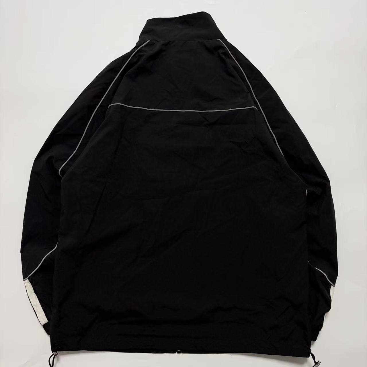 Unbranded Athletic Track Jacket Black Grey — photo 2 of 4