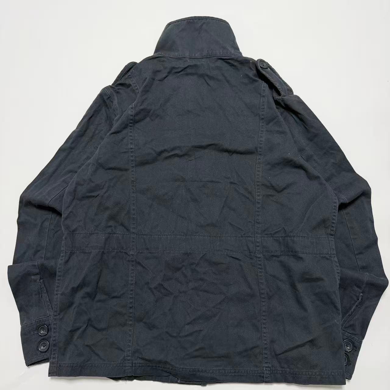 Unbranded Black Military Field Jacket — photo 4 of 4