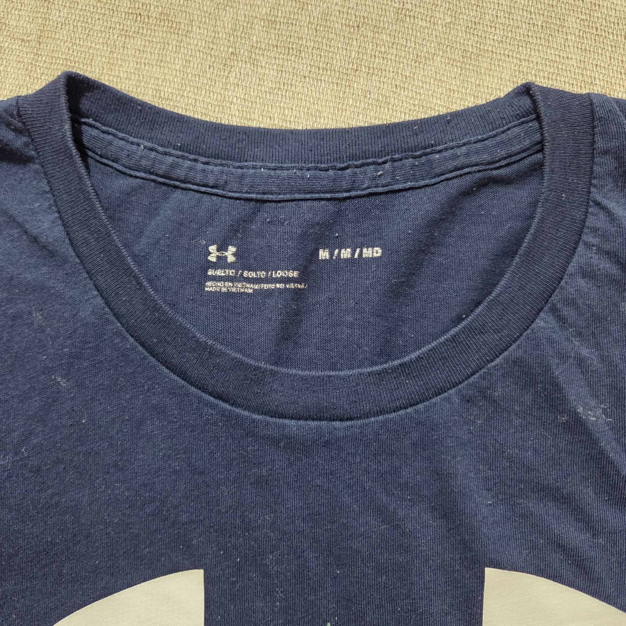 Under Armour Men's Navy Blue Logo Graphic T-Shirt — photo 3 of 9