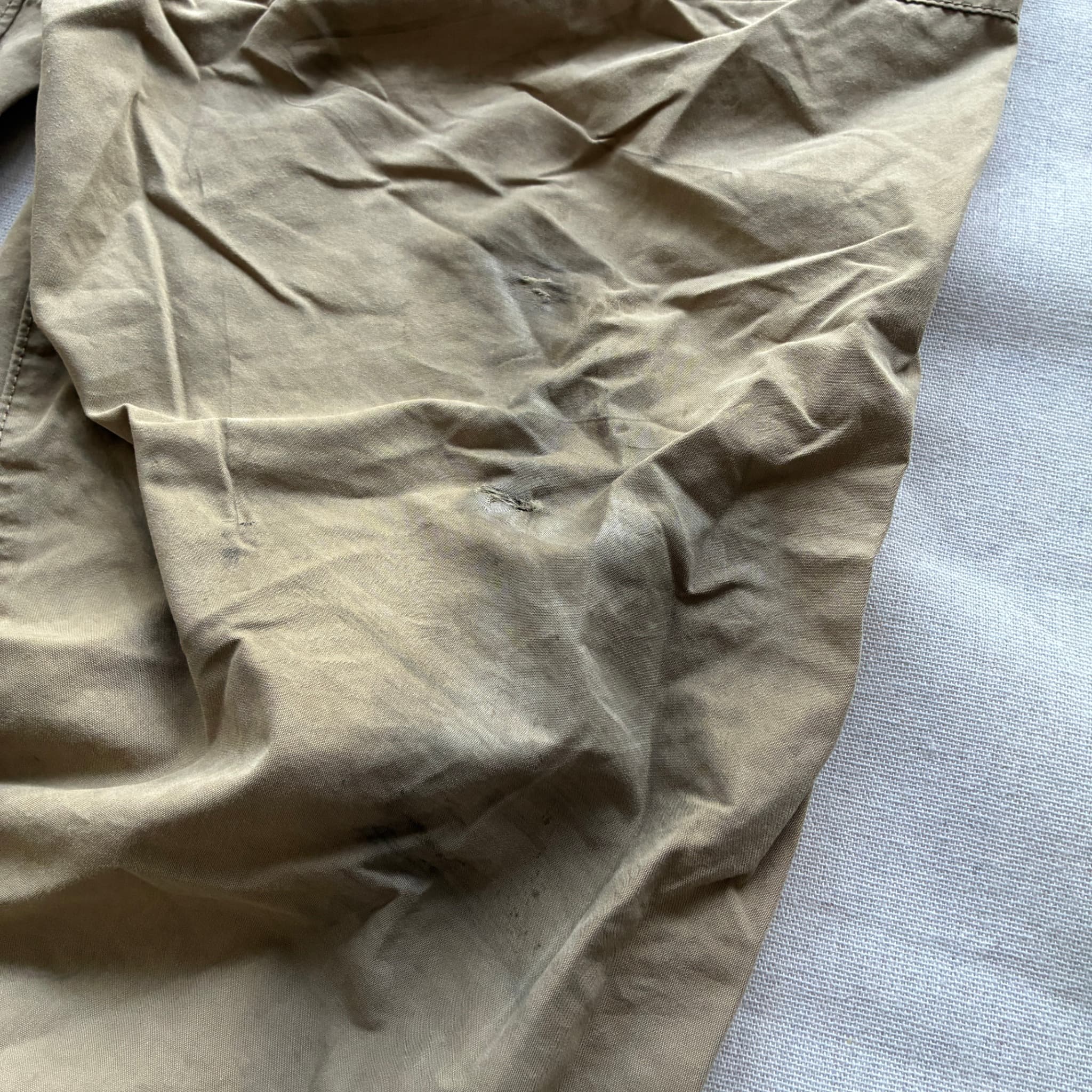 Uniqlo Tan Cargo Pants Elastic Waist Drawstring Hem Size S — photo 2 of 11