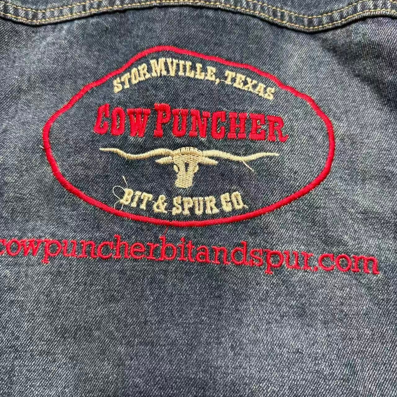 Vintage 2000s Cowboy Honor Denim Jacket — photo 7 of 8